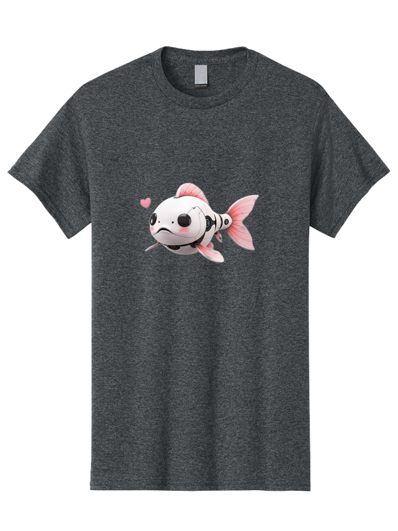 Robot-Fish-1 Men'S Graphic Tee, 100% Cotton, Comfortable Casual Summer Wear, Machine Washable, Vintage Camera, Old Camera, Antique Camera, Black Camera, Classic Photography, Photography Equipment, Nostalgic Device, Film Camera, Camera Art Bal244
