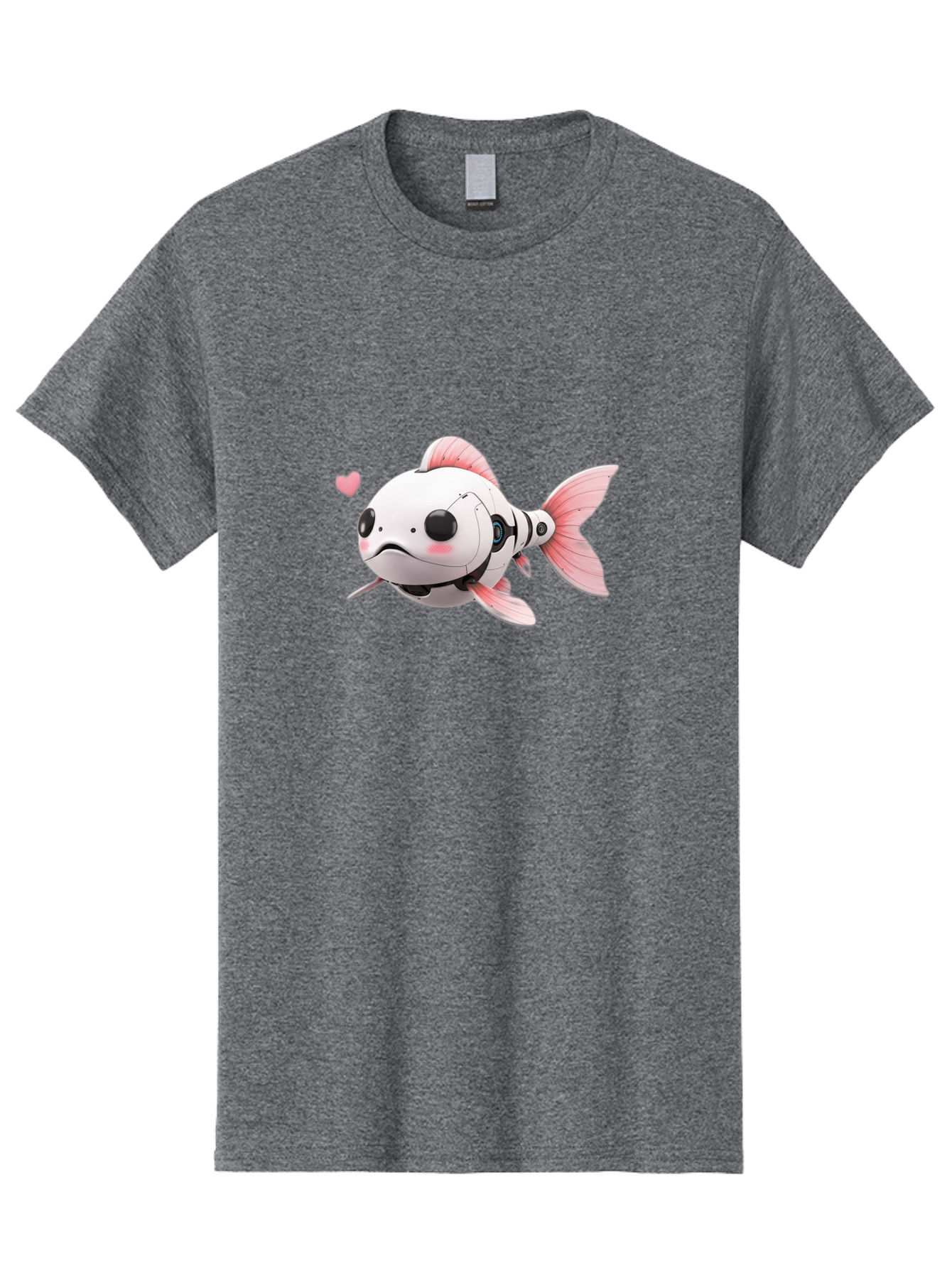 Robot-Fish-1 Men'S Graphic Tee, 100% Cotton, Comfortable Casual Summer Wear, Machine Washable, Vintage Camera, Old Camera, Antique Camera, Black Camera, Classic Photography, Photography Equipment, Nostalgic Device, Film Camera, Camera Art Bal244 7