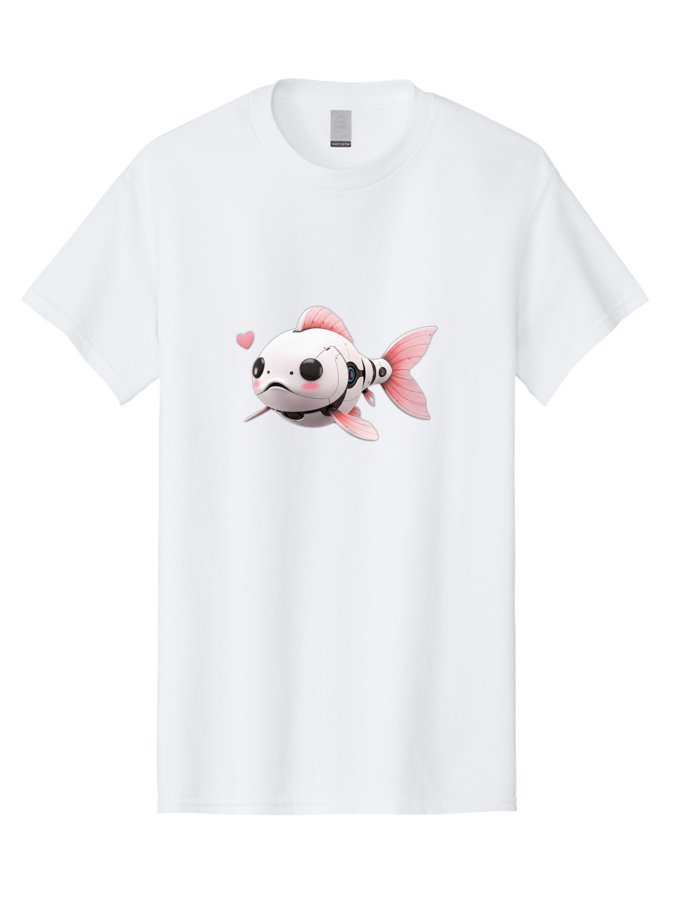 Robot-Fish-1 Men'S Graphic Tee, 100% Cotton, Comfortable Casual Summer Wear, Machine Washable, Vintage Camera, Old Camera, Antique Camera, Black Camera, Classic Photography, Photography Equipment, Nostalgic Device, Film Camera, Camera Art Bal244 3