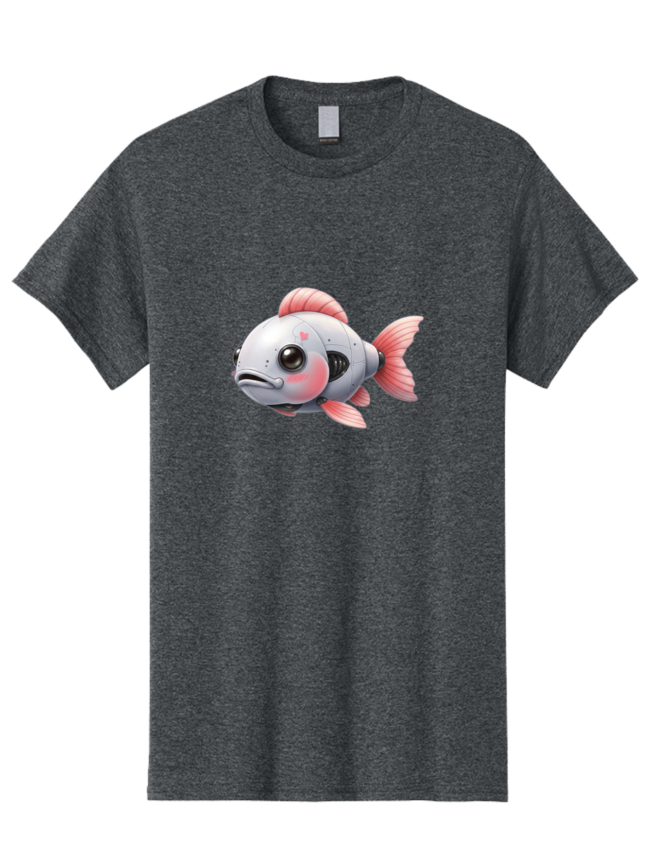 Robot-Fish-2 Men'S Graphic Tee, 100% Cotton, Comfortable Casual Summer Wear, Machine Washable, Vintage Camera, Old Camera, Antique Camera, Black Camera, Classic Photography, Photography Equipment, Nostalgic Device, Film Camera, Camera Art Bal245 15