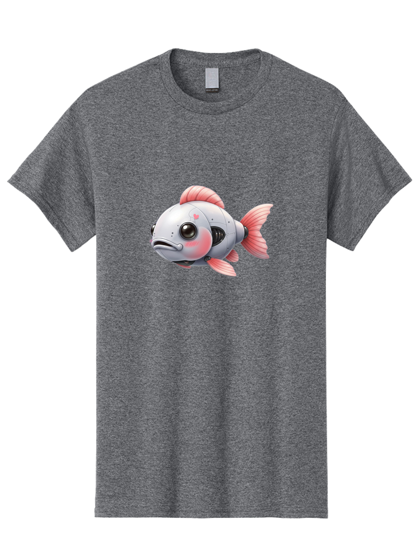 Robot-Fish-2 Men'S Graphic Tee, 100% Cotton, Comfortable Casual Summer Wear, Machine Washable, Vintage Camera, Old Camera, Antique Camera, Black Camera, Classic Photography, Photography Equipment, Nostalgic Device, Film Camera, Camera Art Bal245 13