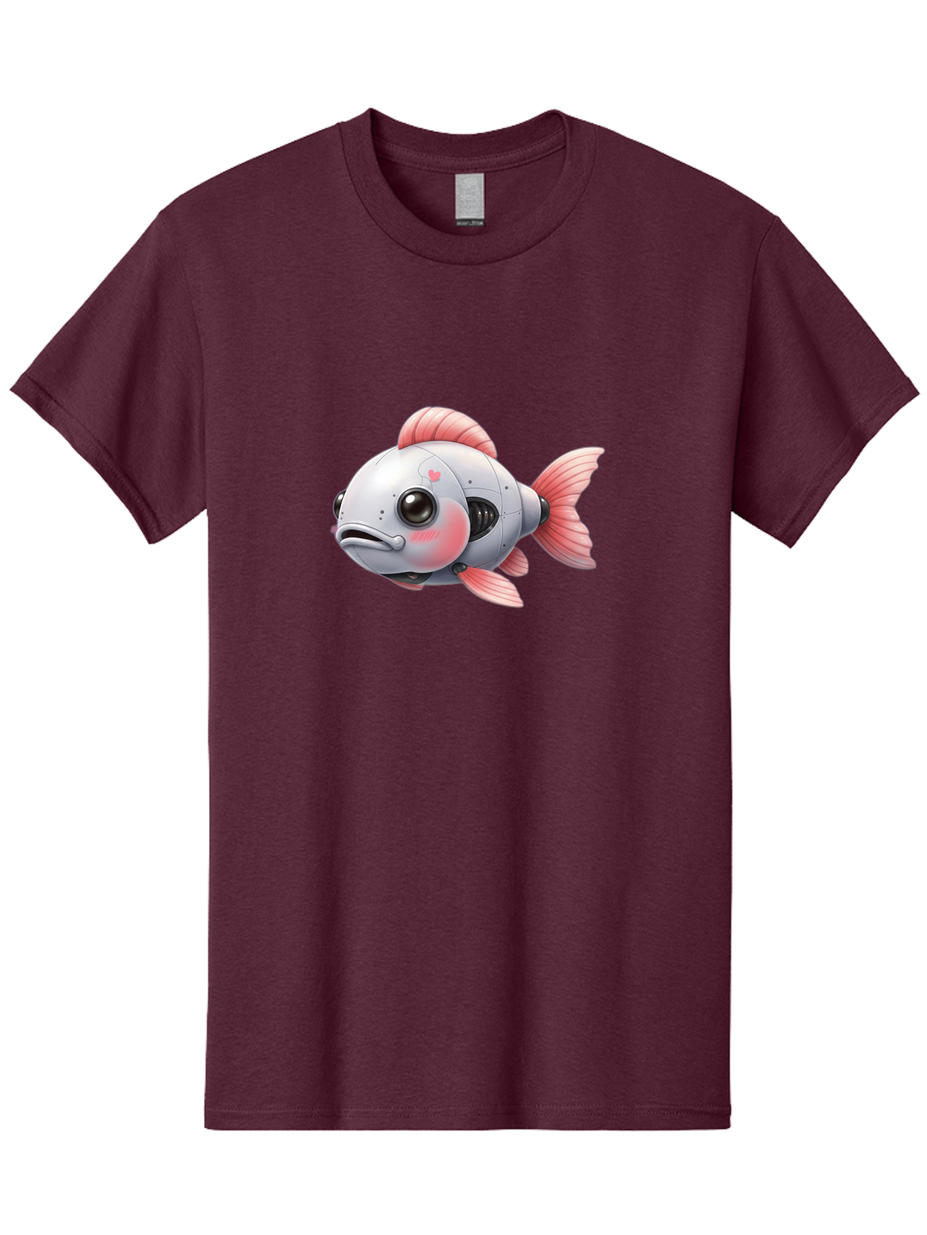 Robot-Fish-2 Men'S Graphic Tee, 100% Cotton, Comfortable Casual Summer Wear, Machine Washable, Vintage Camera, Old Camera, Antique Camera, Black Camera, Classic Photography, Photography Equipment, Nostalgic Device, Film Camera, Camera Art Bal245 9