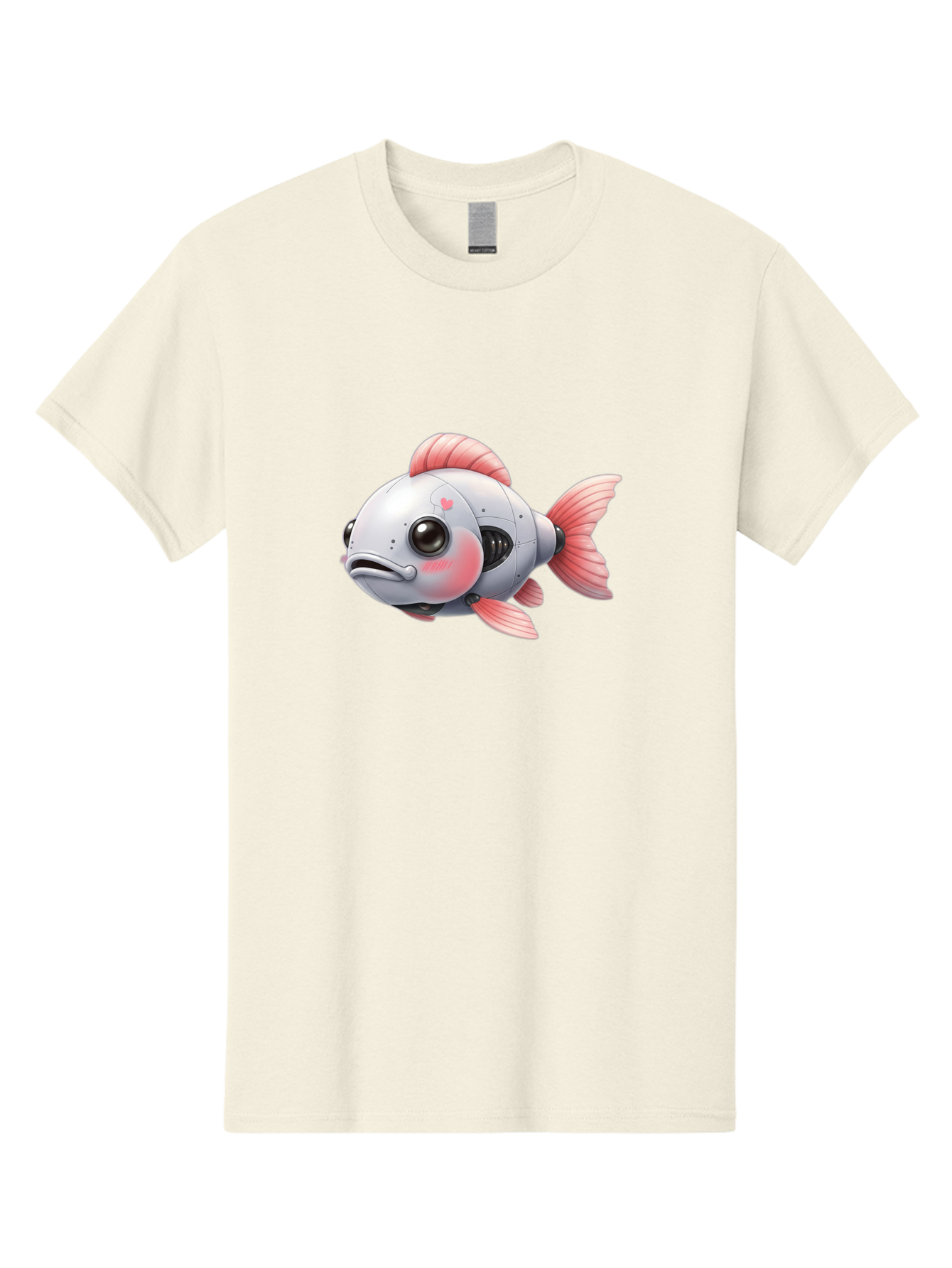 Robot-Fish-2 Men'S Graphic Tee, 100% Cotton, Comfortable Casual Summer Wear, Machine Washable, Vintage Camera, Old Camera, Antique Camera, Black Camera, Classic Photography, Photography Equipment, Nostalgic Device, Film Camera, Camera Art Bal245 5