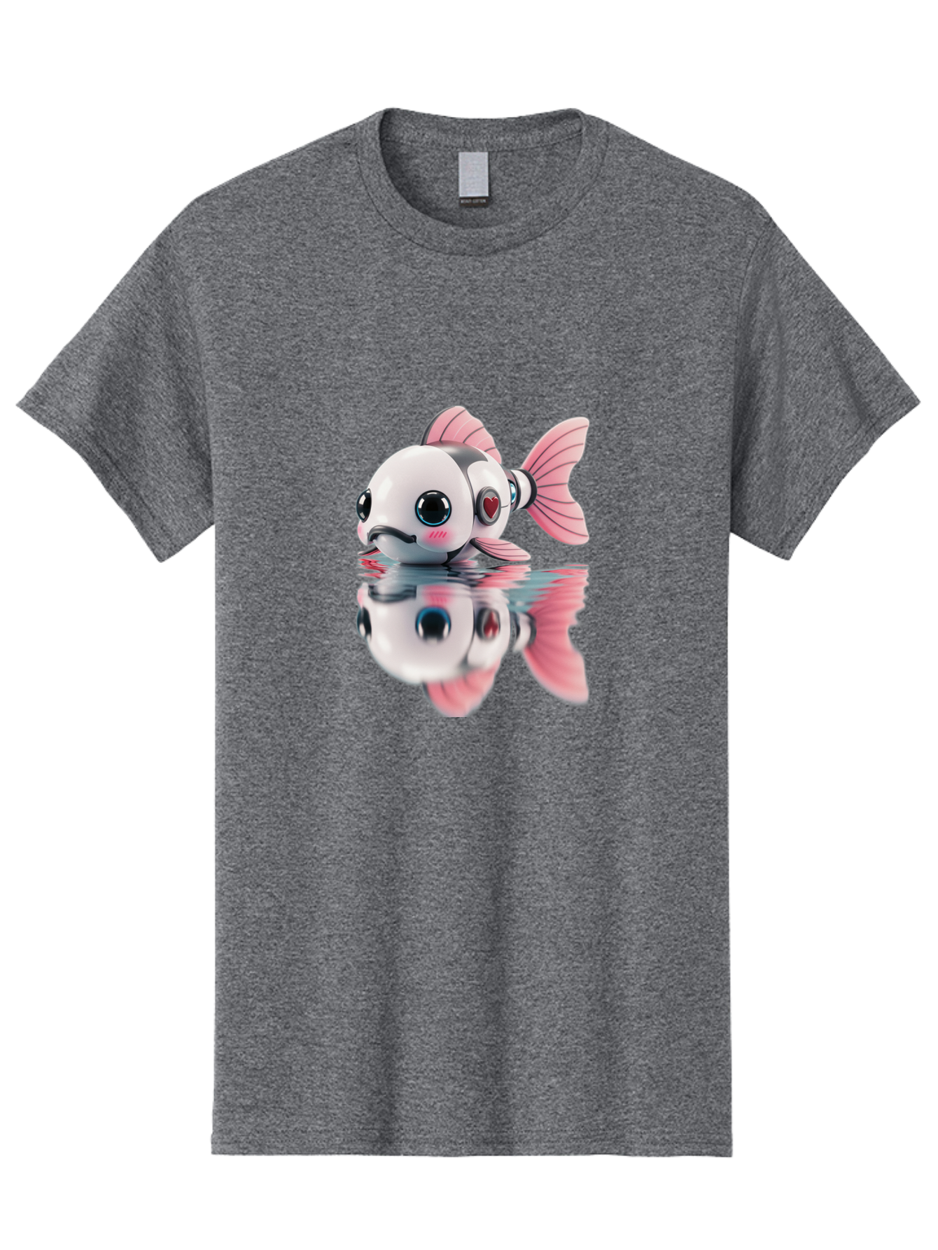 Robot-Fish-3 Men'S Graphic Tee, 100% Cotton, Comfortable Casual Summer Wear, Machine Washable, Vintage Camera, Old Camera, Antique Camera, Black Camera, Classic Photography, Photography Equipment, Nostalgic Device, Film Camera, Camera Art Bal246 12