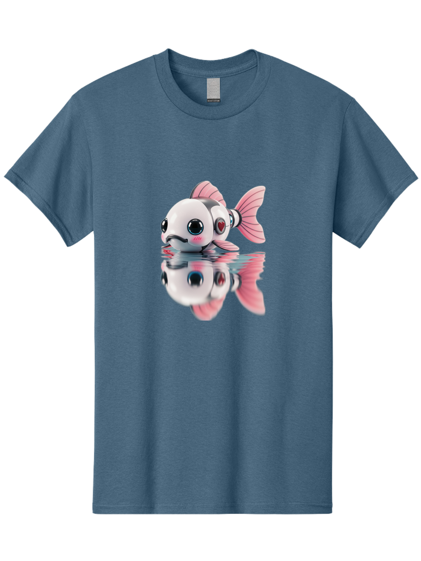 Robot-Fish-3 Men'S Graphic Tee, 100% Cotton, Comfortable Casual Summer Wear, Machine Washable, Vintage Camera, Old Camera, Antique Camera, Black Camera, Classic Photography, Photography Equipment, Nostalgic Device, Film Camera, Camera Art Bal246 9