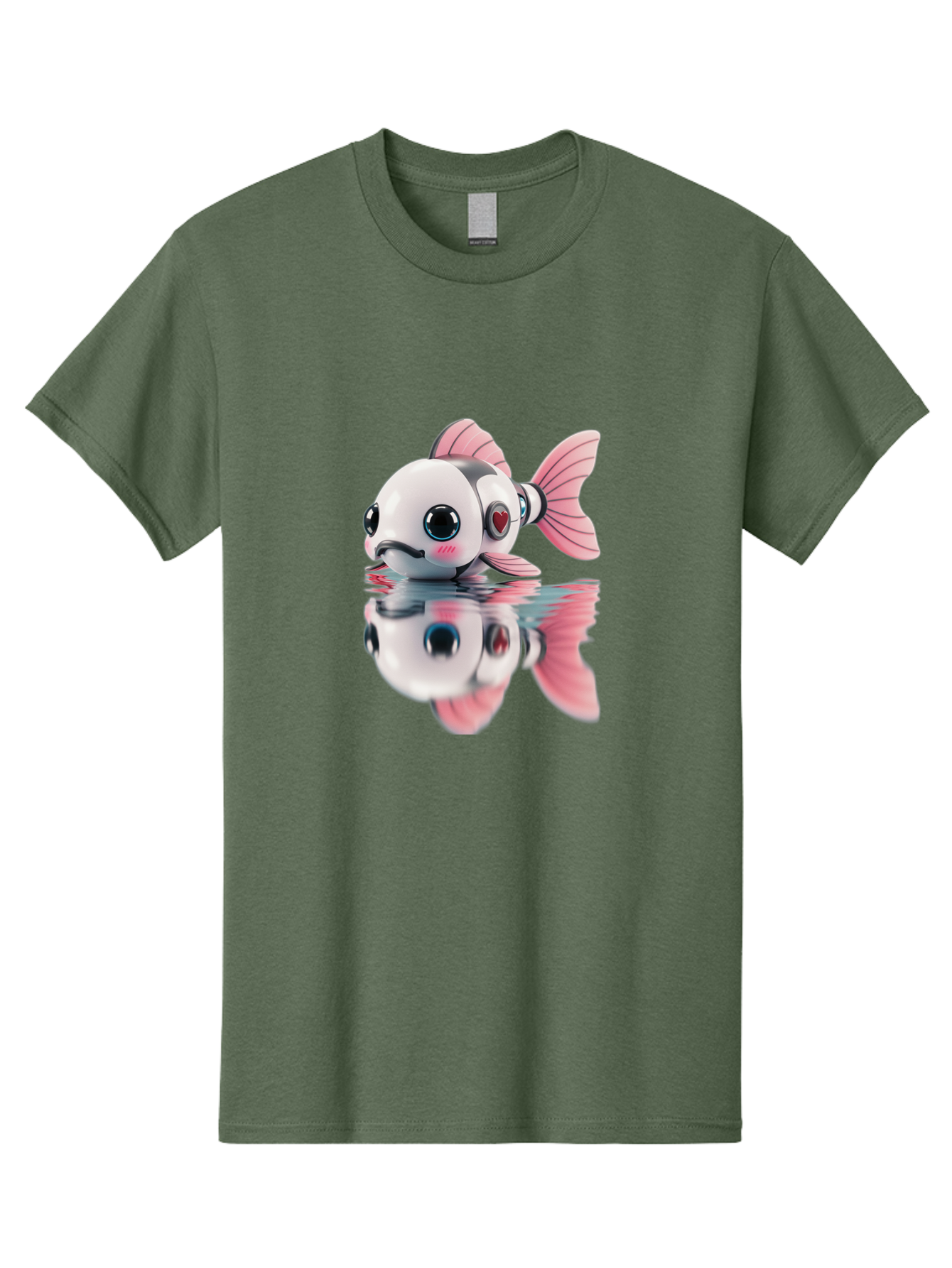 Robot-Fish-3 Men'S Graphic Tee, 100% Cotton, Comfortable Casual Summer Wear, Machine Washable, Vintage Camera, Old Camera, Antique Camera, Black Camera, Classic Photography, Photography Equipment, Nostalgic Device, Film Camera, Camera Art Bal246 3