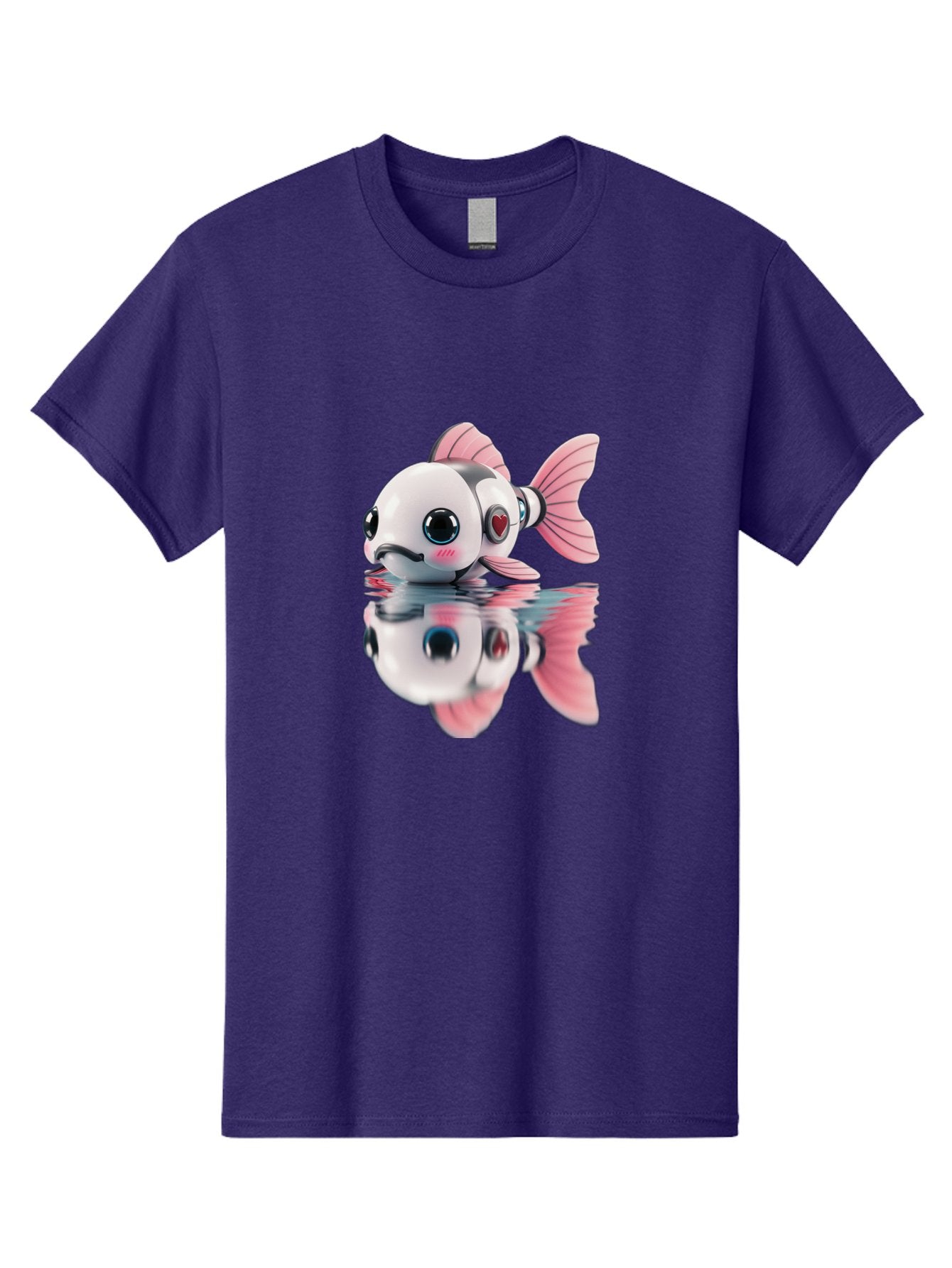 Robot-Fish-3 Men'S Graphic Tee, 100% Cotton, Comfortable Casual Summer Wear, Machine Washable, Vintage Camera, Old Camera, Antique Camera, Black Camera, Classic Photography, Photography Equipment, Nostalgic Device, Film Camera, Camera Art Bal246 15