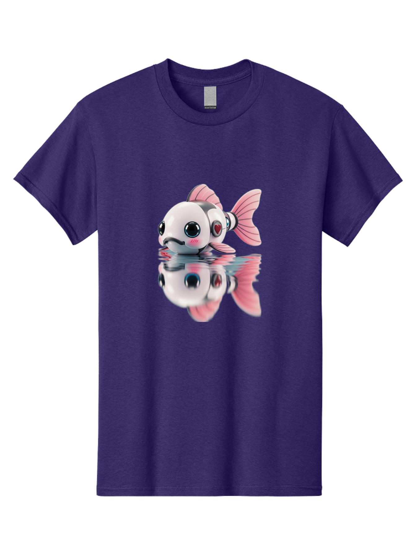 Robot-Fish-3 Men'S Graphic Tee, 100% Cotton, Comfortable Casual Summer Wear, Machine Washable, Vintage Camera, Old Camera, Antique Camera, Black Camera, Classic Photography, Photography Equipment, Nostalgic Device, Film Camera, Camera Art Bal246