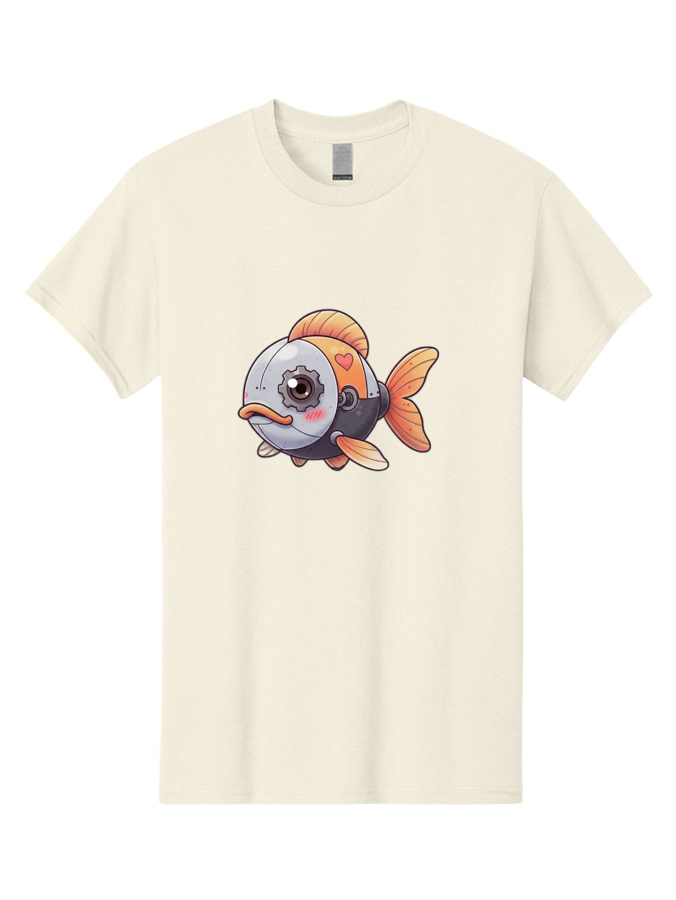 Robot-Fish-4 Men'S Graphic Tee, 100% Cotton, Comfortable Casual Summer Wear, Machine Washable, Vintage Camera, Old Camera, Antique Camera, Black Camera, Classic Photography, Photography Equipment, Nostalgic Device, Film Camera, Camera Art Bal247 7