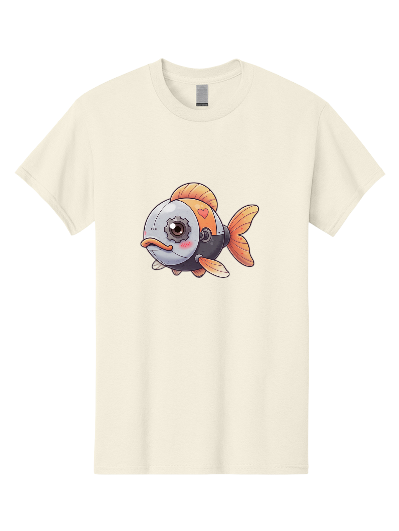 Robot-Fish-4 Men'S Graphic Tee, 100% Cotton, Comfortable Casual Summer Wear, Machine Washable, Vintage Camera, Old Camera, Antique Camera, Black Camera, Classic Photography, Photography Equipment, Nostalgic Device, Film Camera, Camera Art Bal247 13