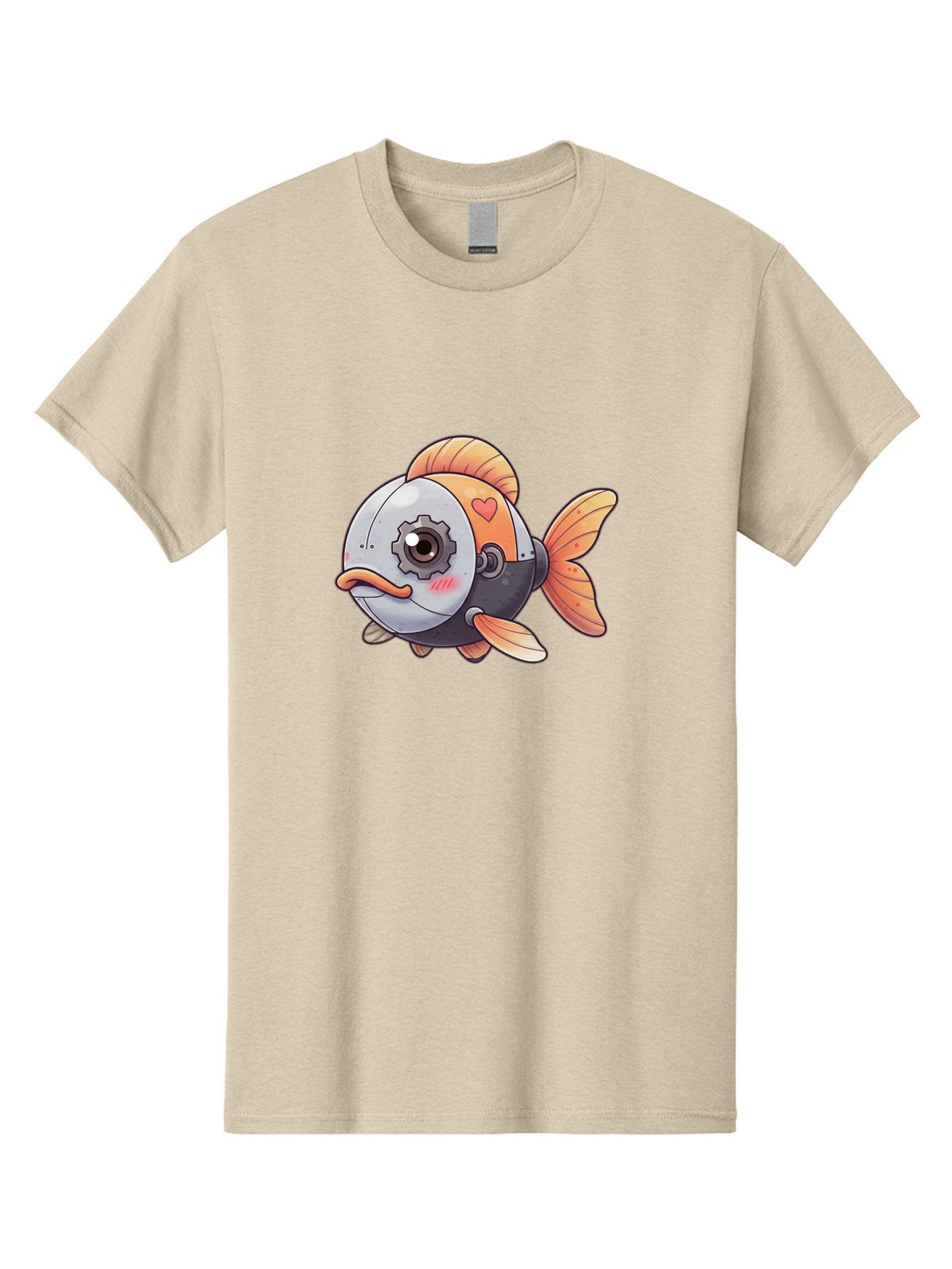 Robot-Fish-4 Men'S Graphic Tee, 100% Cotton, Comfortable Casual Summer Wear, Machine Washable, Vintage Camera, Old Camera, Antique Camera, Black Camera, Classic Photography, Photography Equipment, Nostalgic Device, Film Camera, Camera Art Bal247 9