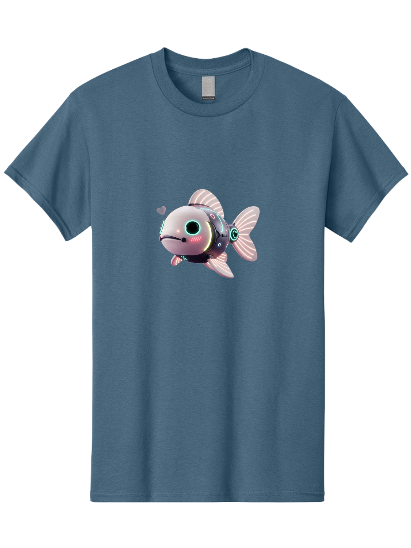 Robot-Fish-5 Men'S Graphic Tee, 100% Cotton, Comfortable Casual Summer Wear, Machine Washable, Vintage Camera, Old Camera, Antique Camera, Black Camera, Classic Photography, Photography Equipment, Nostalgic Device, Film Camera, Camera Art Bal248 4