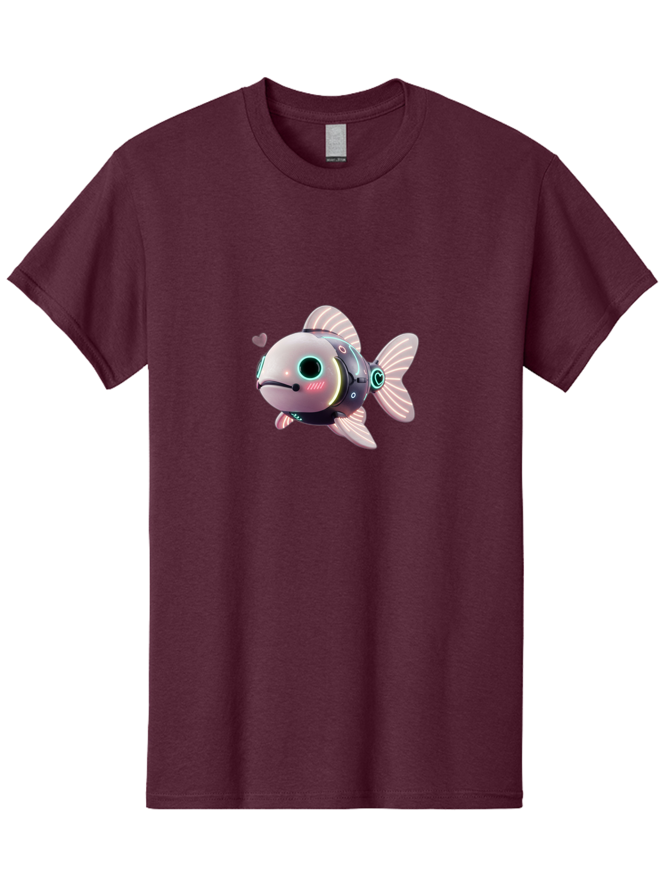 Robot-Fish-5 Men'S Graphic Tee, 100% Cotton, Comfortable Casual Summer Wear, Machine Washable, Vintage Camera, Old Camera, Antique Camera, Black Camera, Classic Photography, Photography Equipment, Nostalgic Device, Film Camera, Camera Art Bal248 10