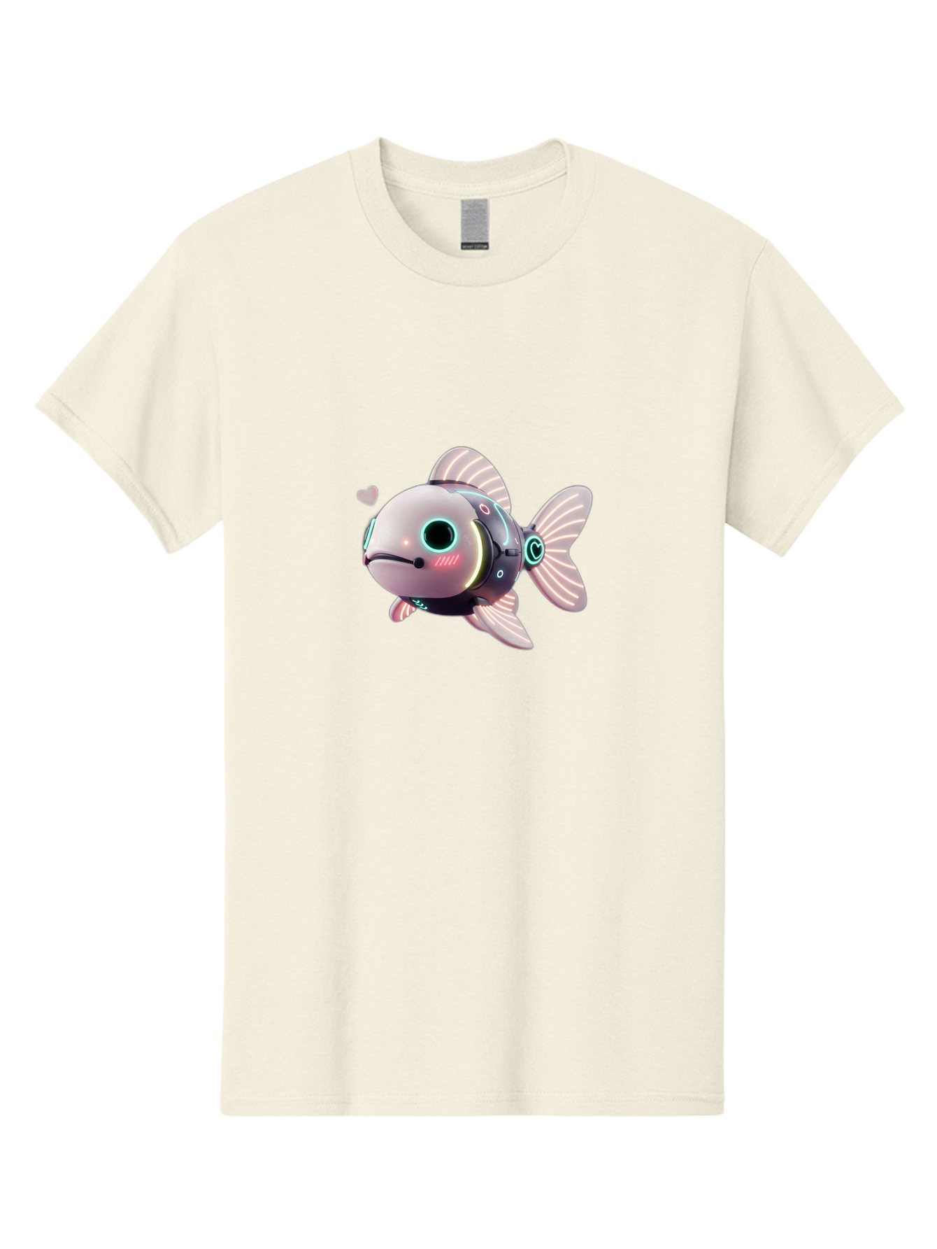 Robot-Fish-5 Men'S Graphic Tee, 100% Cotton, Comfortable Casual Summer Wear, Machine Washable, Vintage Camera, Old Camera, Antique Camera, Black Camera, Classic Photography, Photography Equipment, Nostalgic Device, Film Camera, Camera Art Bal248