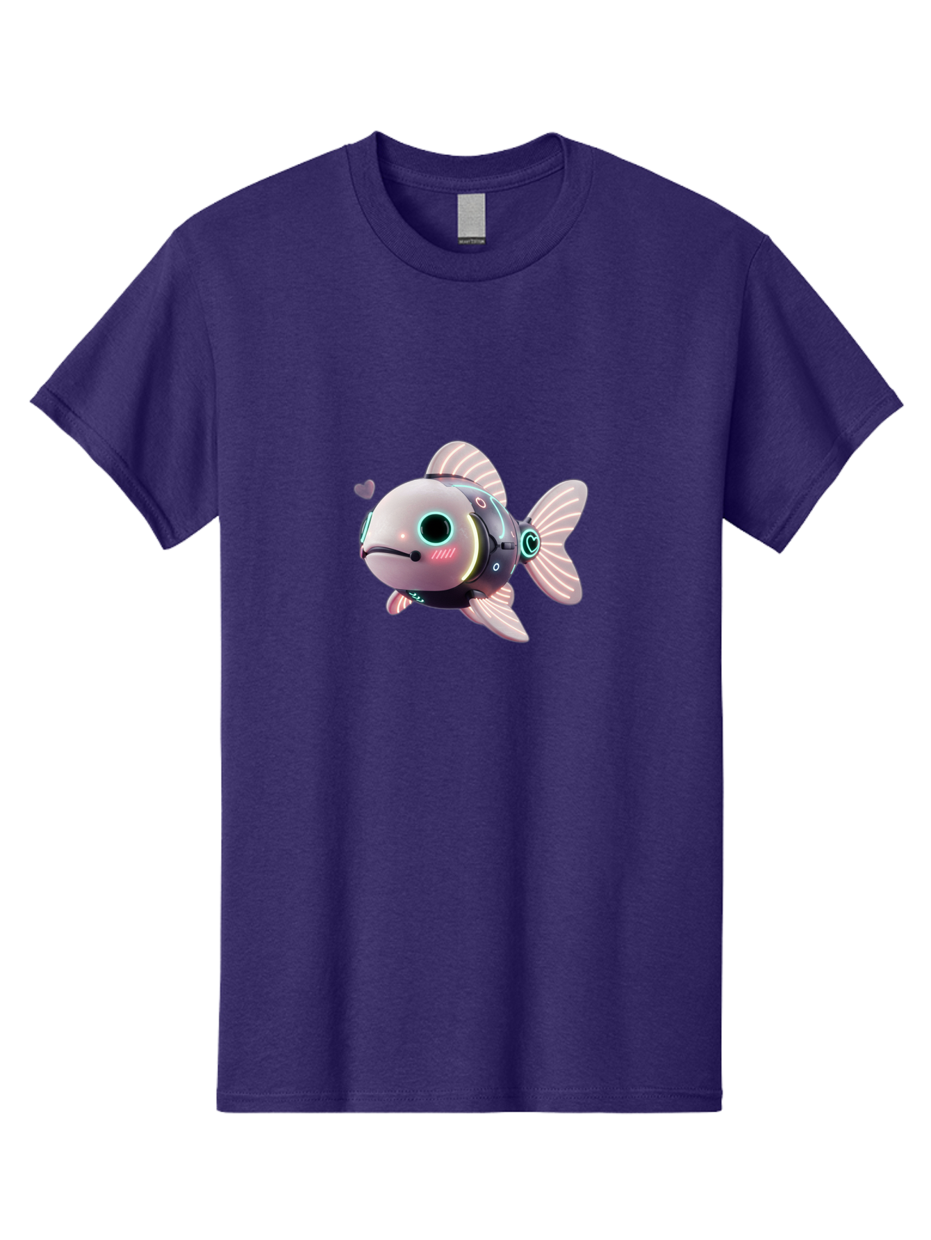 Robot-Fish-5 Men'S Graphic Tee, 100% Cotton, Comfortable Casual Summer Wear, Machine Washable, Vintage Camera, Old Camera, Antique Camera, Black Camera, Classic Photography, Photography Equipment, Nostalgic Device, Film Camera, Camera Art Bal248 6