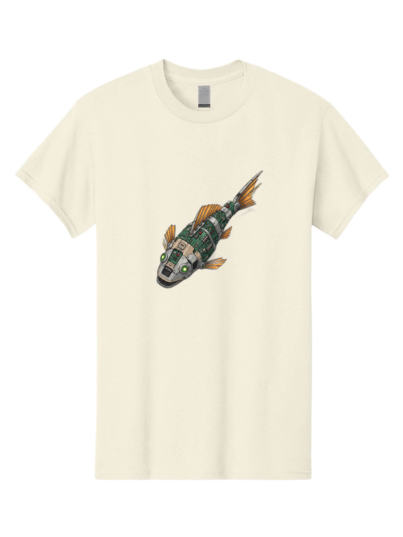 Robot-Fish-6 Men'S Graphic Tee, 100% Cotton, Comfortable Casual Summer Wear, Machine Washable, Vintage Camera, Old Camera, Antique Camera, Black Camera, Classic Photography, Photography Equipment, Nostalgic Device, Film Camera, Camera Art Bal249 3