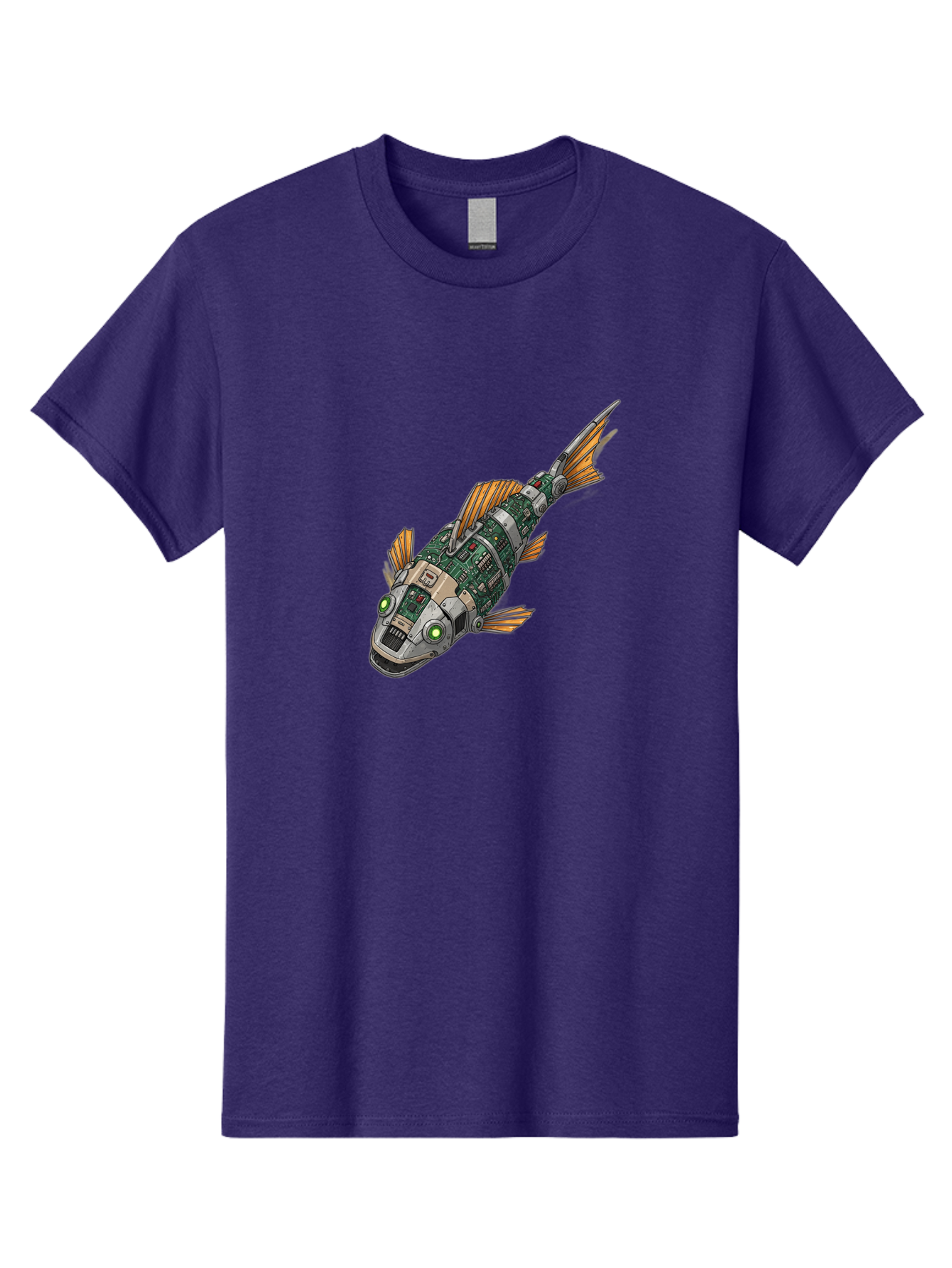 Robot-Fish-6 Men'S Graphic Tee, 100% Cotton, Comfortable Casual Summer Wear, Machine Washable, Vintage Camera, Old Camera, Antique Camera, Black Camera, Classic Photography, Photography Equipment, Nostalgic Device, Film Camera, Camera Art Bal249 9