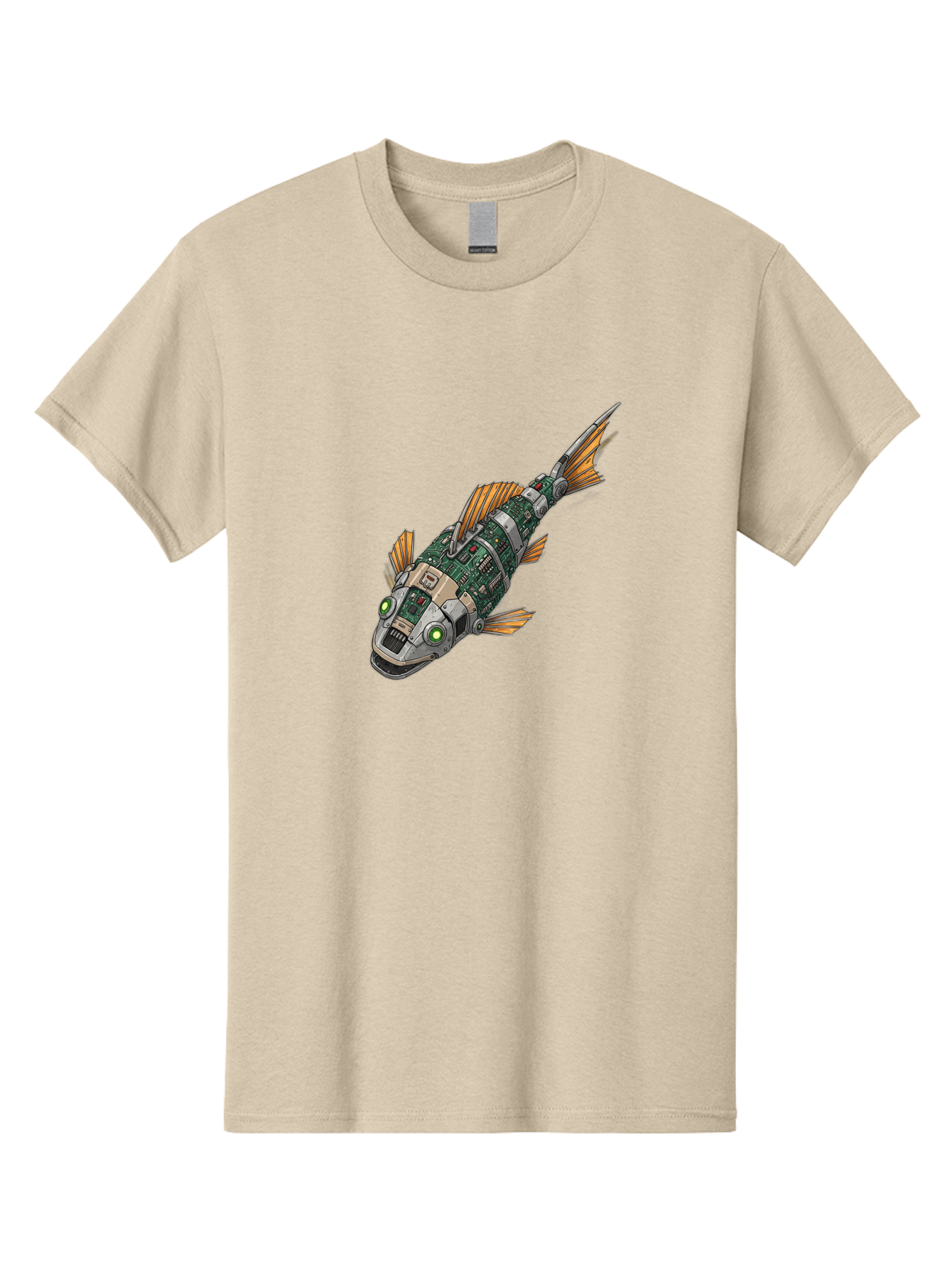Robot-Fish-6 Men'S Graphic Tee, 100% Cotton, Comfortable Casual Summer Wear, Machine Washable, Vintage Camera, Old Camera, Antique Camera, Black Camera, Classic Photography, Photography Equipment, Nostalgic Device, Film Camera, Camera Art Bal249 7