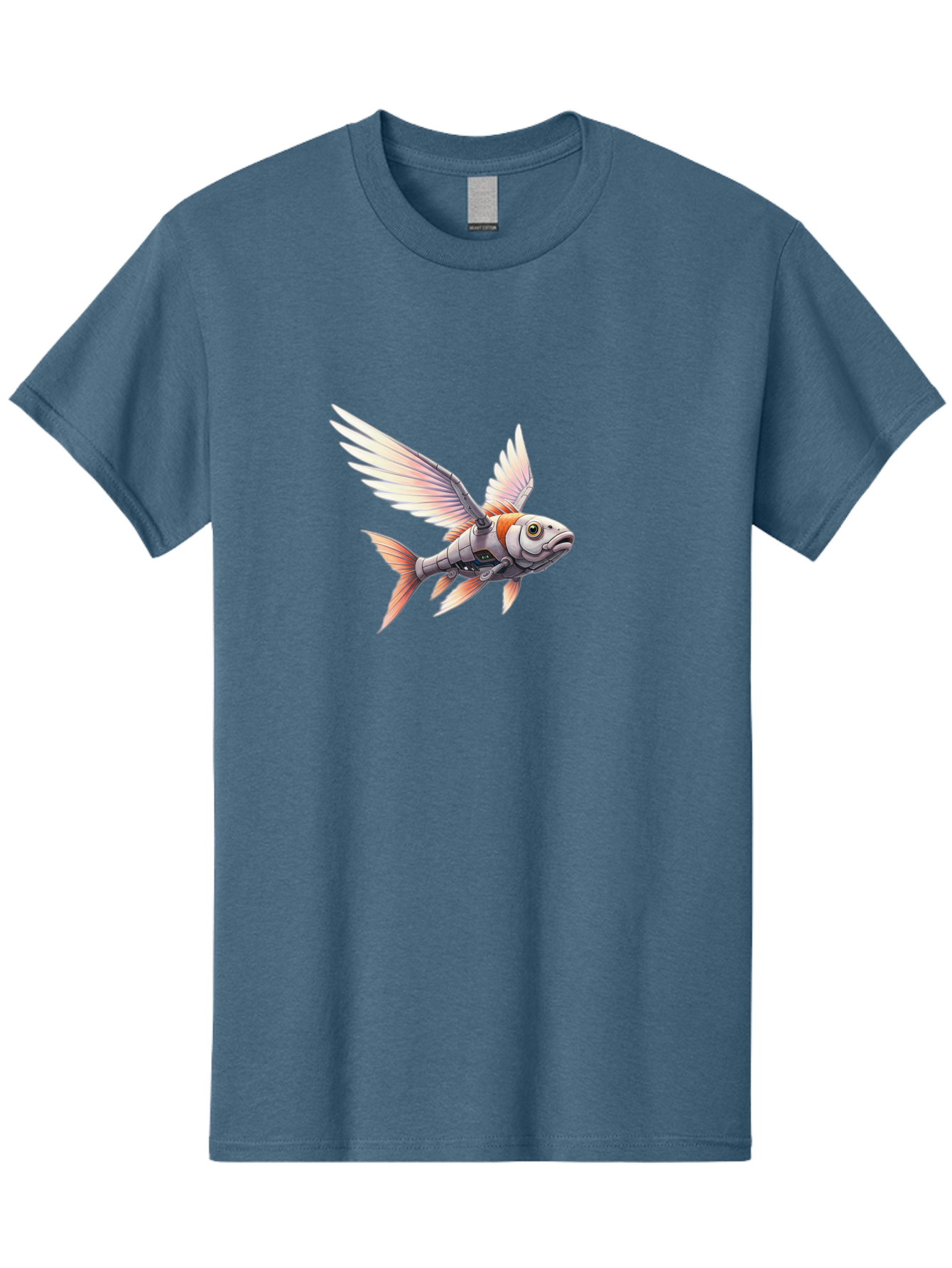 Robot-Fish-Flying Men'S Graphic Tee, 100% Cotton, Comfortable Casual Summer Wear, Machine Washable, Vintage Camera, Old Camera, Antique Camera, Black Camera, Classic Photography, Photography Equipment, Nostalgic Device, Film Camera, Camera Art Bal250 10