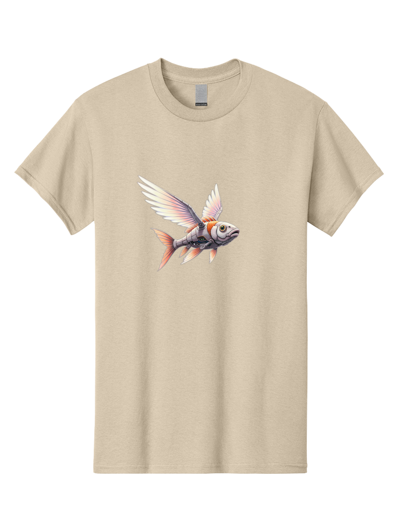 Robot-Fish-Flying Men'S Graphic Tee, 100% Cotton, Comfortable Casual Summer Wear, Machine Washable, Vintage Camera, Old Camera, Antique Camera, Black Camera, Classic Photography, Photography Equipment, Nostalgic Device, Film Camera, Camera Art Bal250 9