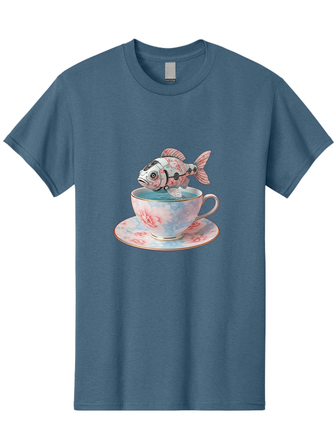 Robot-Fish-In-Teacup Men'S Graphic Tee, 100% Cotton, Comfortable Casual Summer Wear, Machine Washable, Vintage Camera, Old Camera, Antique Camera, Black Camera, Classic Photography, Photography Equipment, Nostalgic Device, Film Camera, Bal252 13