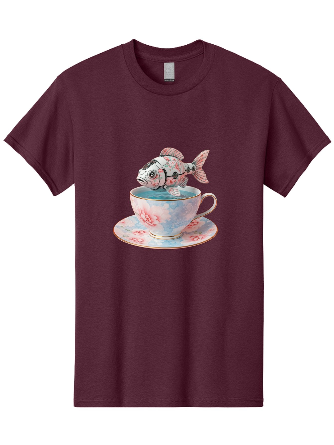Robot-Fish-In-Teacup Men'S Graphic Tee, 100% Cotton, Comfortable Casual Summer Wear, Machine Washable, Vintage Camera, Old Camera, Antique Camera, Black Camera, Classic Photography, Photography Equipment, Nostalgic Device, Film Camera, Bal252 3