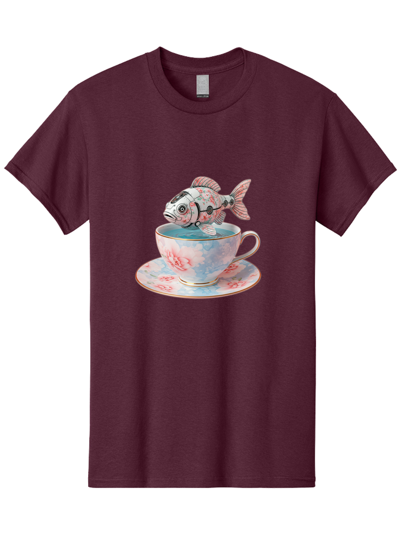 Robot-Fish-In-Teacup Men'S Graphic Tee, 100% Cotton, Comfortable Casual Summer Wear, Machine Washable, Vintage Camera, Old Camera, Antique Camera, Black Camera, Classic Photography, Photography Equipment, Nostalgic Device, Film Camera, Bal252 9