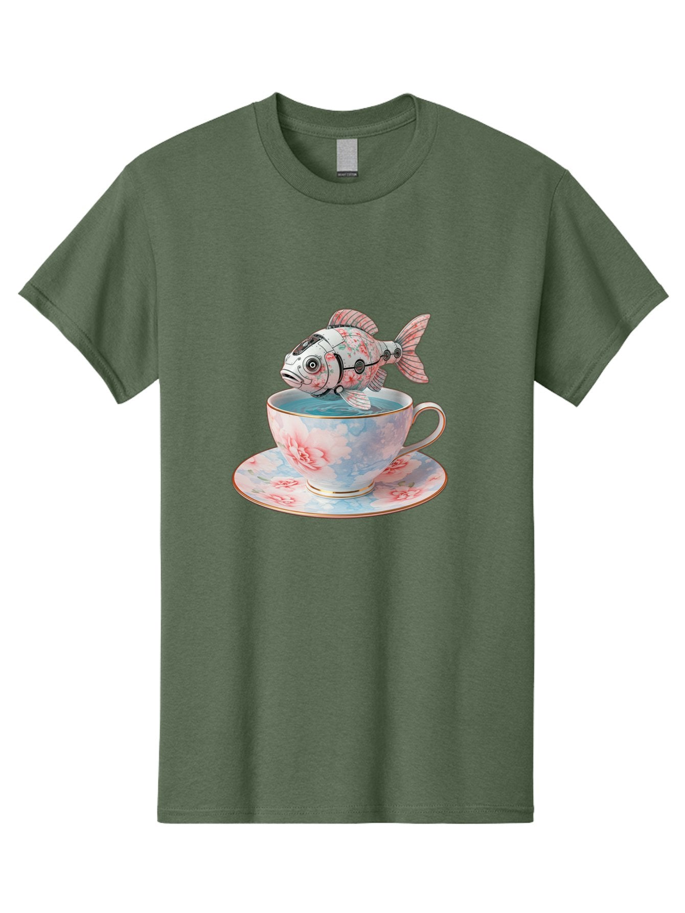 Robot-Fish-In-Teacup Men'S Graphic Tee, 100% Cotton, Comfortable Casual Summer Wear, Machine Washable, Vintage Camera, Old Camera, Antique Camera, Black Camera, Classic Photography, Photography Equipment, Nostalgic Device, Film Camera, Bal252 15