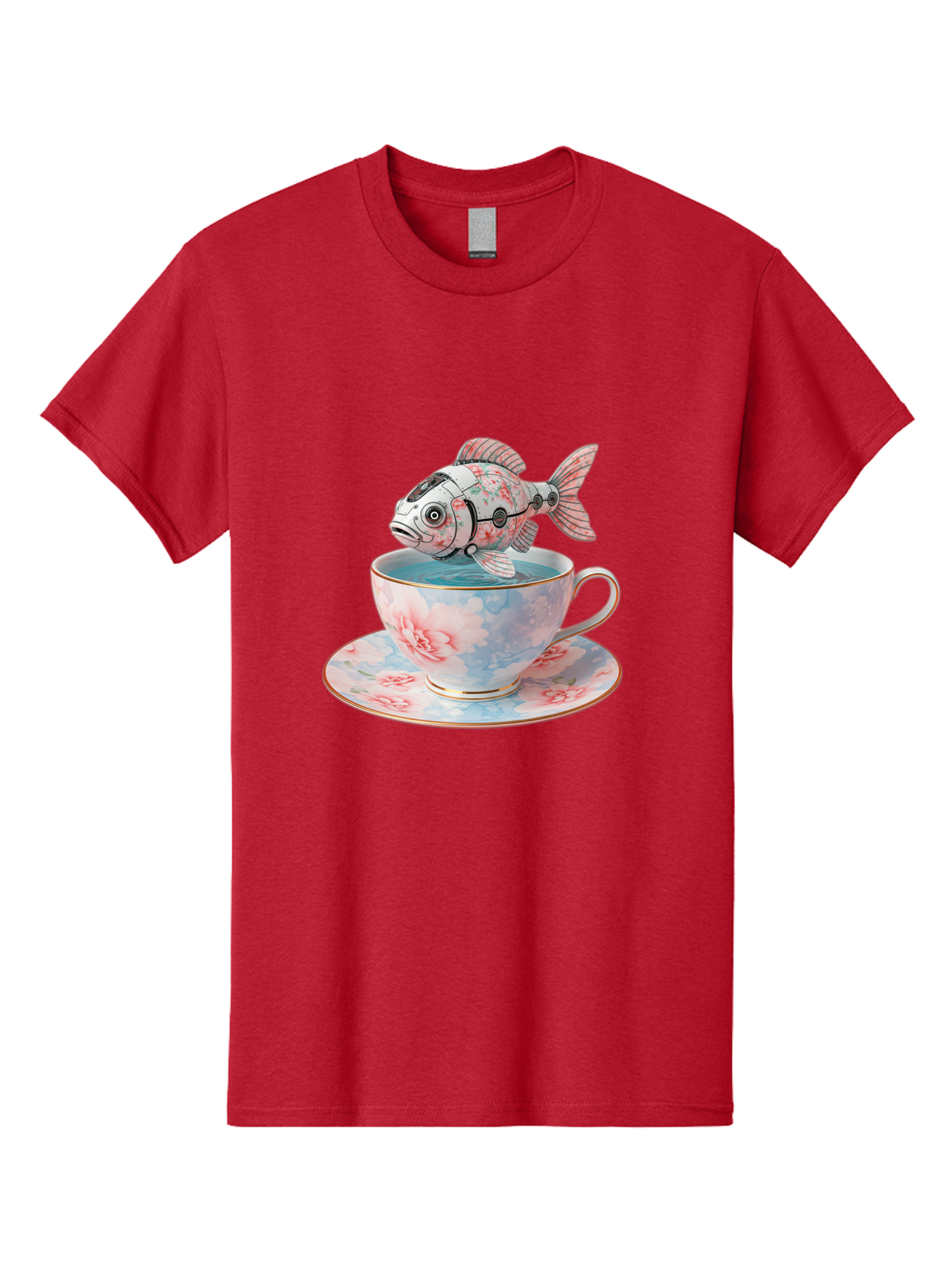 Robot-Fish-In-Teacup Men'S Graphic Tee, 100% Cotton, Comfortable Casual Summer Wear, Machine Washable, Vintage Camera, Old Camera, Antique Camera, Black Camera, Classic Photography, Photography Equipment, Nostalgic Device, Film Camera, Bal252 6