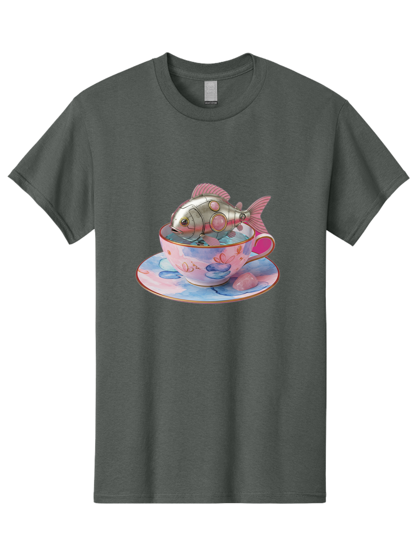 Robot-Fish-Tea-Cup Men'S Graphic Tee, 100% Cotton, Comfortable Casual Summer Wear, Machine Washable, Vintage Camera, Old Camera, Antique Camera, Black Camera, Classic Photography, Photography Equipment, Nostalgic Device, Film Camera, Bal253 13