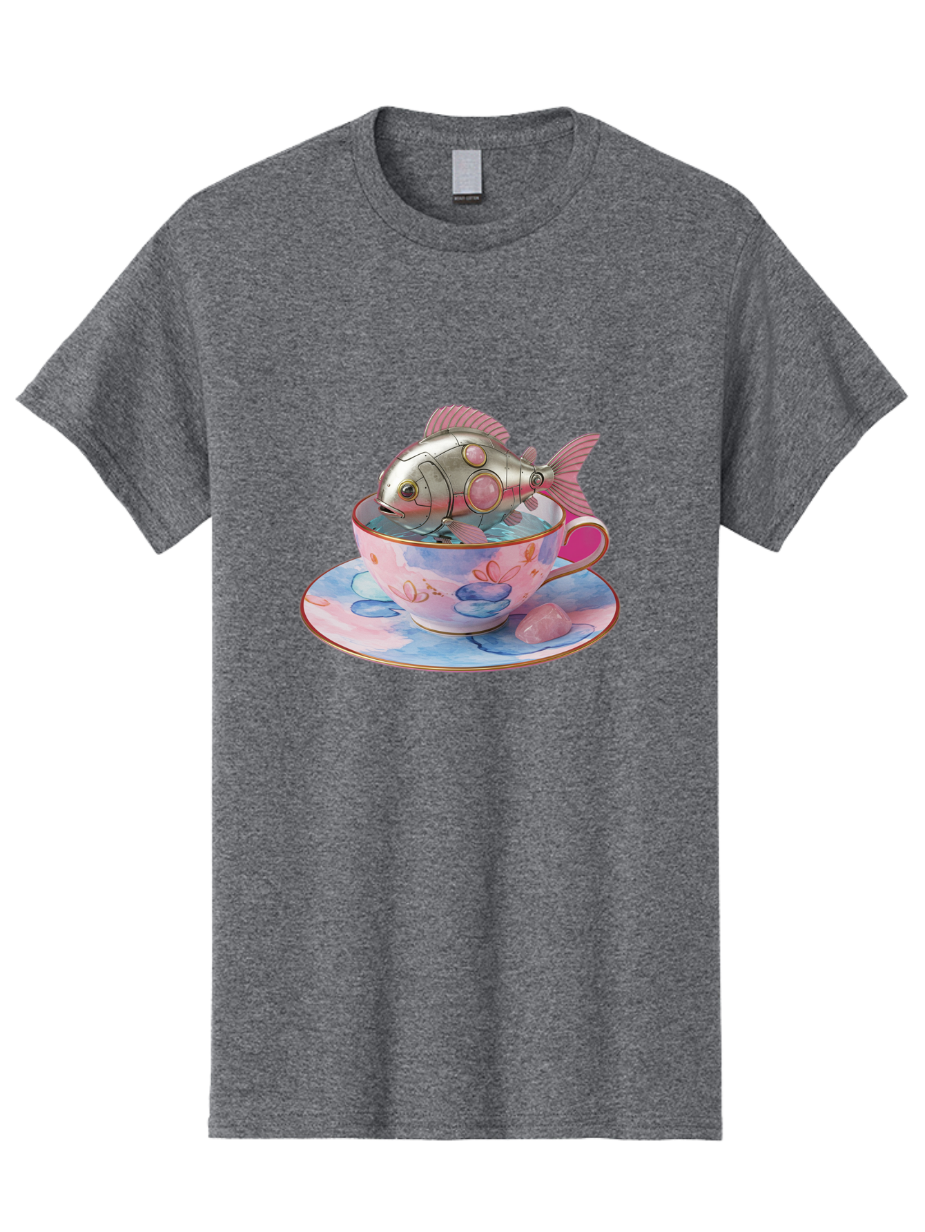 Robot-Fish-Tea-Cup Men'S Graphic Tee, 100% Cotton, Comfortable Casual Summer Wear, Machine Washable, Vintage Camera, Old Camera, Antique Camera, Black Camera, Classic Photography, Photography Equipment, Nostalgic Device, Film Camera, Bal253 12