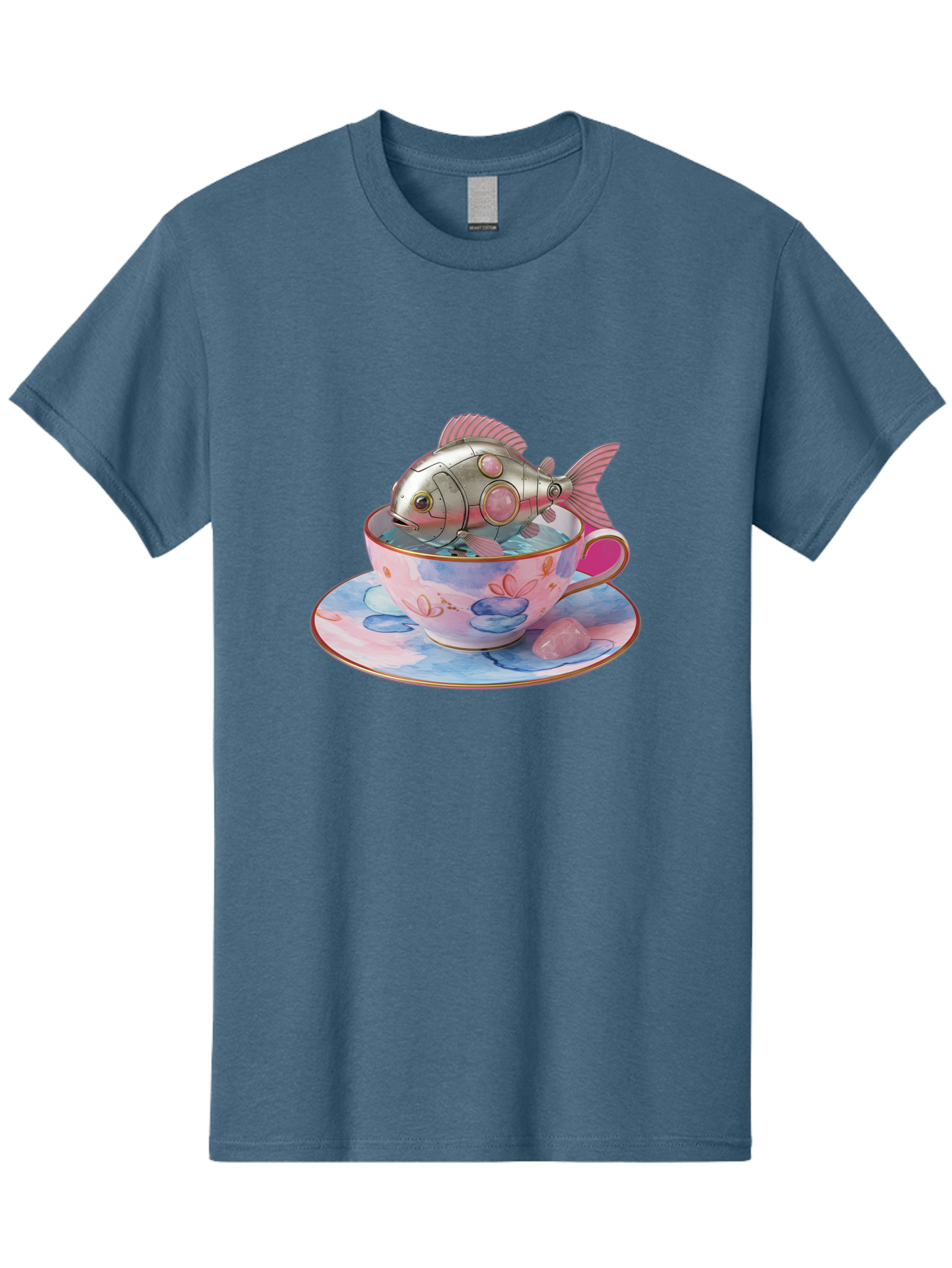 Robot-Fish-Tea-Cup Men'S Graphic Tee, 100% Cotton, Comfortable Casual Summer Wear, Machine Washable, Vintage Camera, Old Camera, Antique Camera, Black Camera, Classic Photography, Photography Equipment, Nostalgic Device, Film Camera, Bal253 14