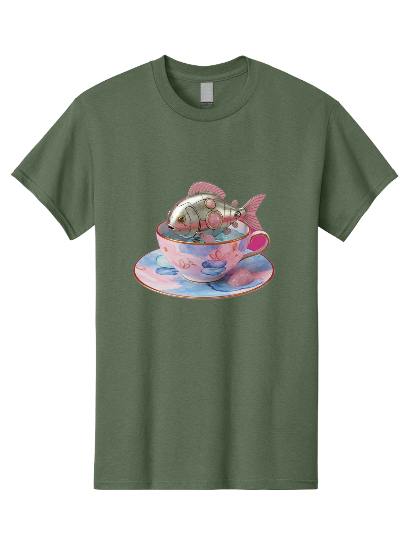 Robot-Fish-Tea-Cup Men'S Graphic Tee, 100% Cotton, Comfortable Casual Summer Wear, Machine Washable, Vintage Camera, Old Camera, Antique Camera, Black Camera, Classic Photography, Photography Equipment, Nostalgic Device, Film Camera, Bal253 4