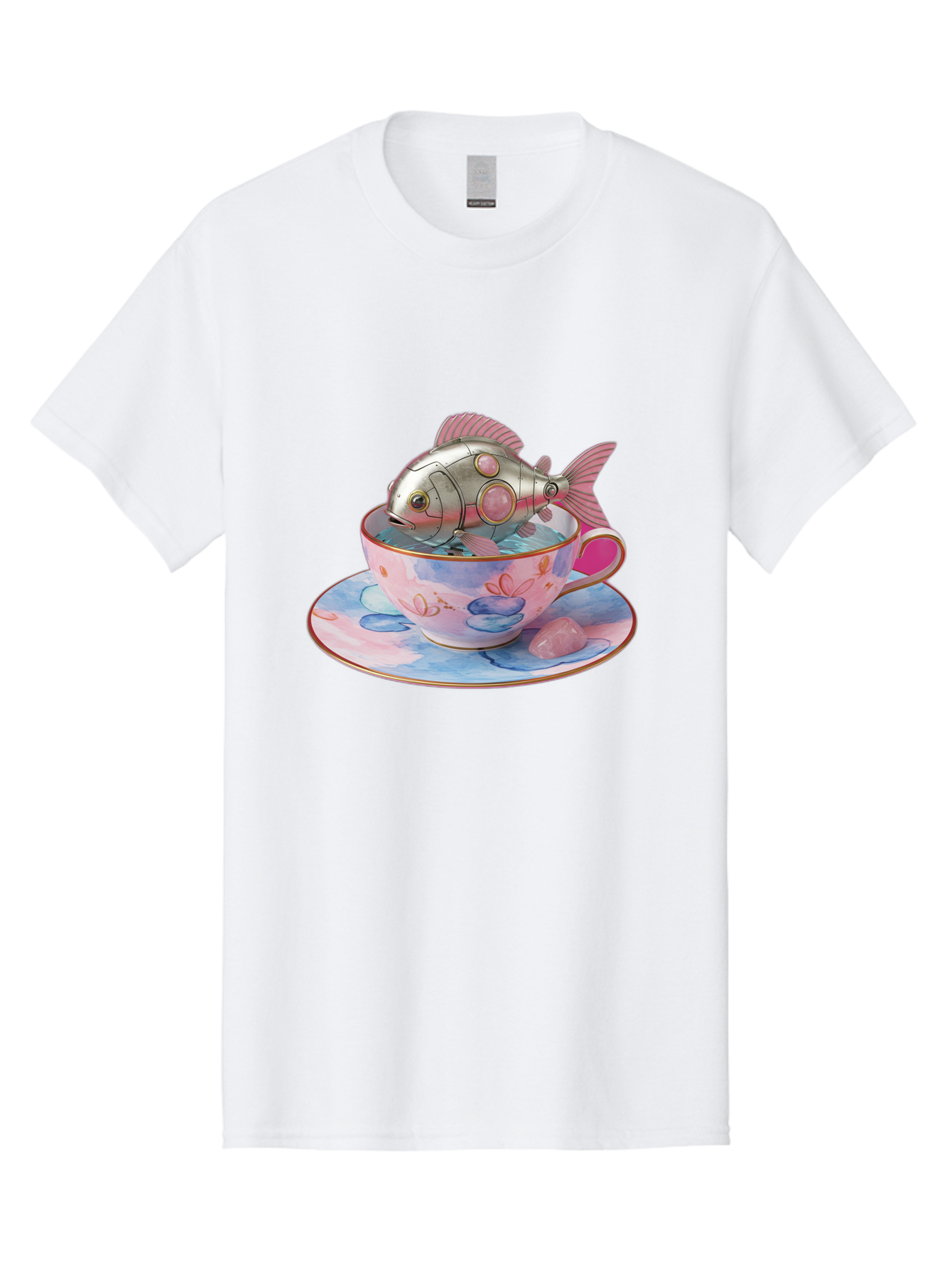 Robot-Fish-Tea-Cup Men'S Graphic Tee, 100% Cotton, Comfortable Casual Summer Wear, Machine Washable, Vintage Camera, Old Camera, Antique Camera, Black Camera, Classic Photography, Photography Equipment, Nostalgic Device, Film Camera, Bal253 15