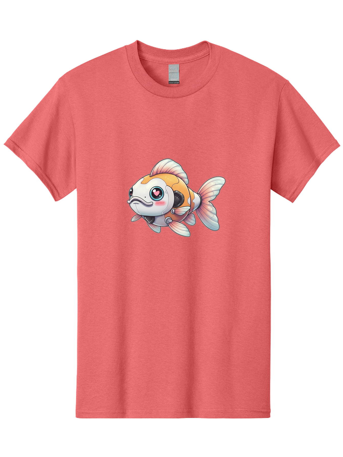 Robot-Goldfish-1 Men'S Graphic Tee, 100% Cotton, Comfortable Casual Summer Wear, Machine Washable, Vintage Camera, Old Camera, Antique Camera, Black Camera, Classic Photography, Photography Equipment, Nostalgic Device, Film Camera, Camera Art Bal255 7