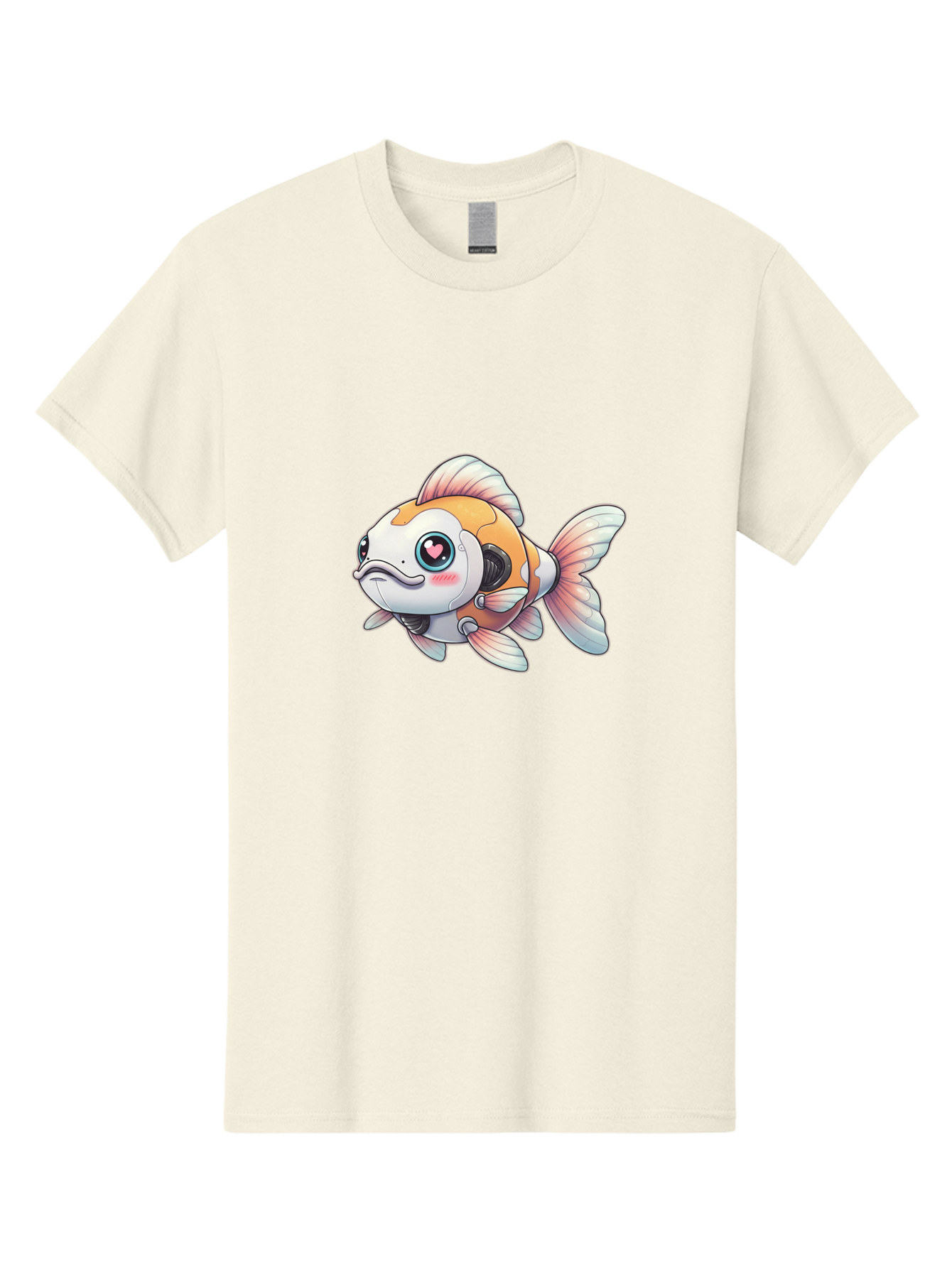Robot-Goldfish-1 Men'S Graphic Tee, 100% Cotton, Comfortable Casual Summer Wear, Machine Washable, Vintage Camera, Old Camera, Antique Camera, Black Camera, Classic Photography, Photography Equipment, Nostalgic Device, Film Camera, Camera Art Bal255 15