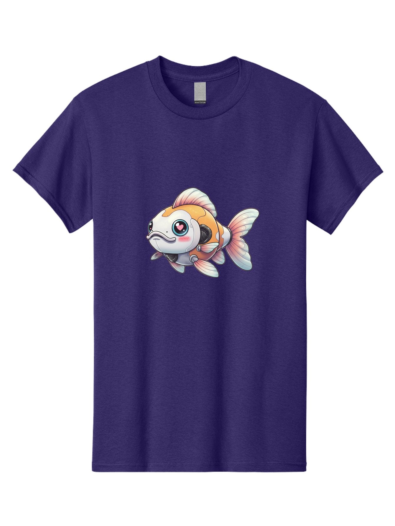 Robot-Goldfish-1 Men'S Graphic Tee, 100% Cotton, Comfortable Casual Summer Wear, Machine Washable, Vintage Camera, Old Camera, Antique Camera, Black Camera, Classic Photography, Photography Equipment, Nostalgic Device, Film Camera, Camera Art Bal255 9