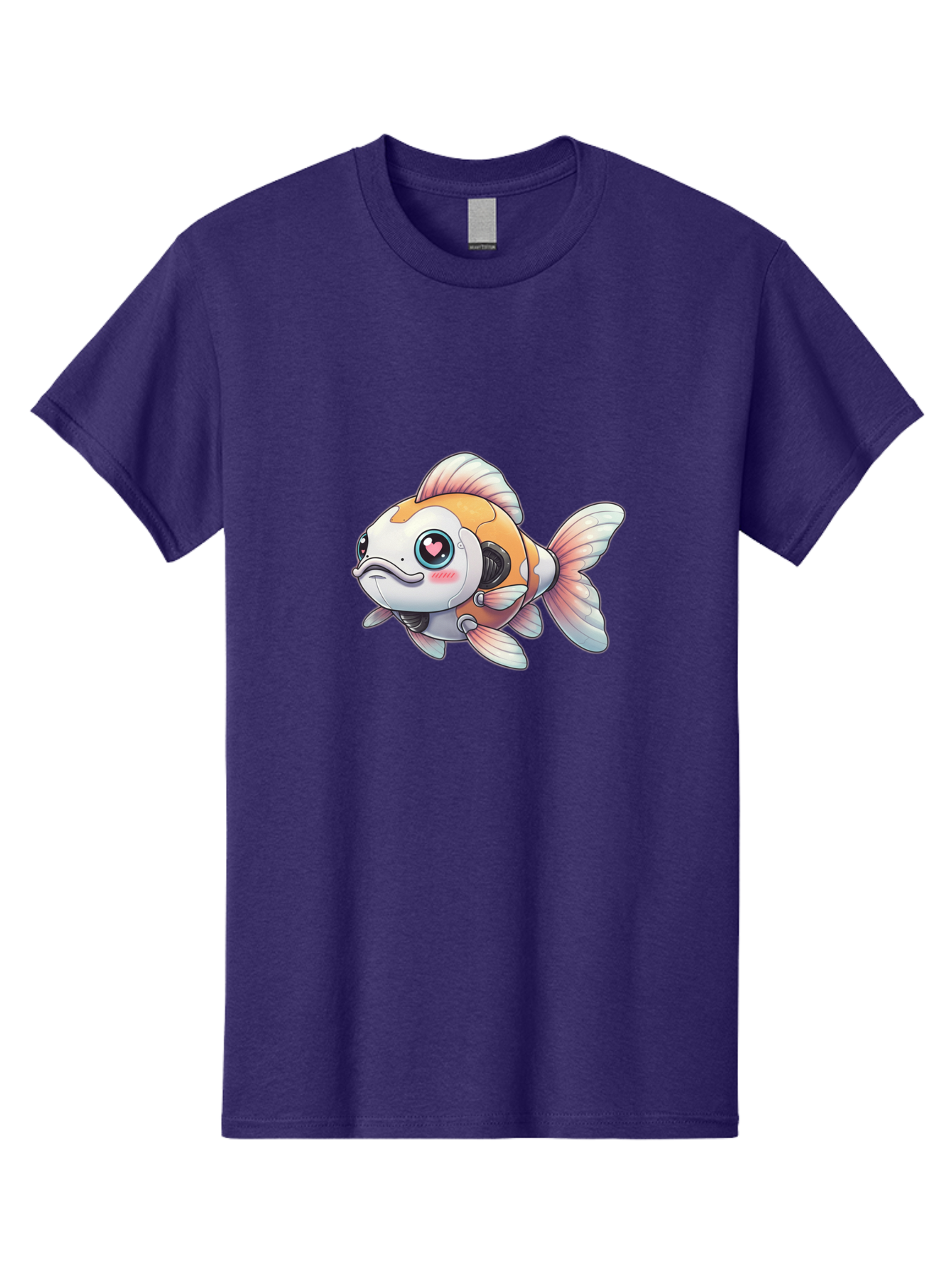Robot-Goldfish-1 Men'S Graphic Tee, 100% Cotton, Comfortable Casual Summer Wear, Machine Washable, Vintage Camera, Old Camera, Antique Camera, Black Camera, Classic Photography, Photography Equipment, Nostalgic Device, Film Camera, Camera Art Bal255 5