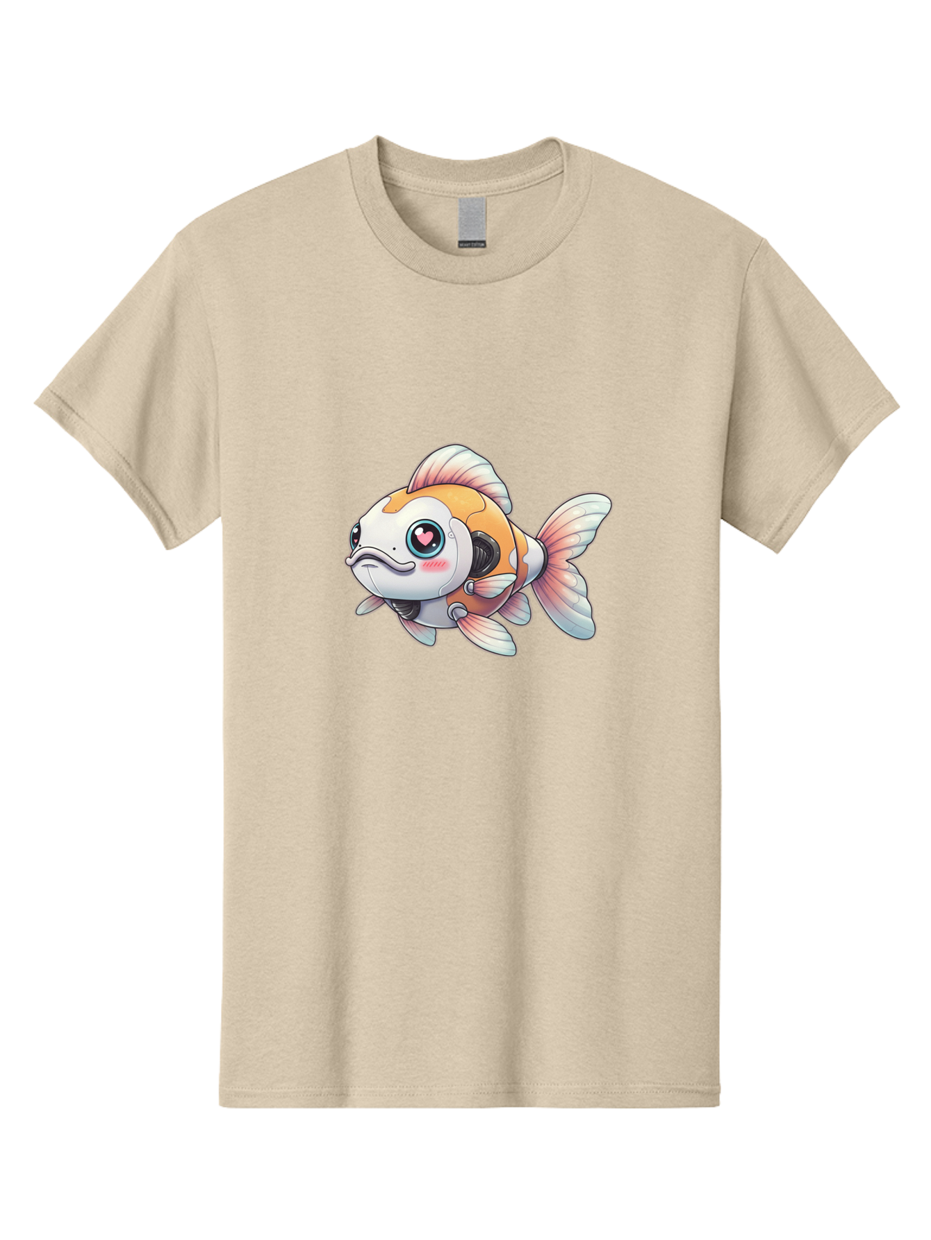 Robot-Goldfish-1 Men'S Graphic Tee, 100% Cotton, Comfortable Casual Summer Wear, Machine Washable, Vintage Camera, Old Camera, Antique Camera, Black Camera, Classic Photography, Photography Equipment, Nostalgic Device, Film Camera, Camera Art Bal255 9