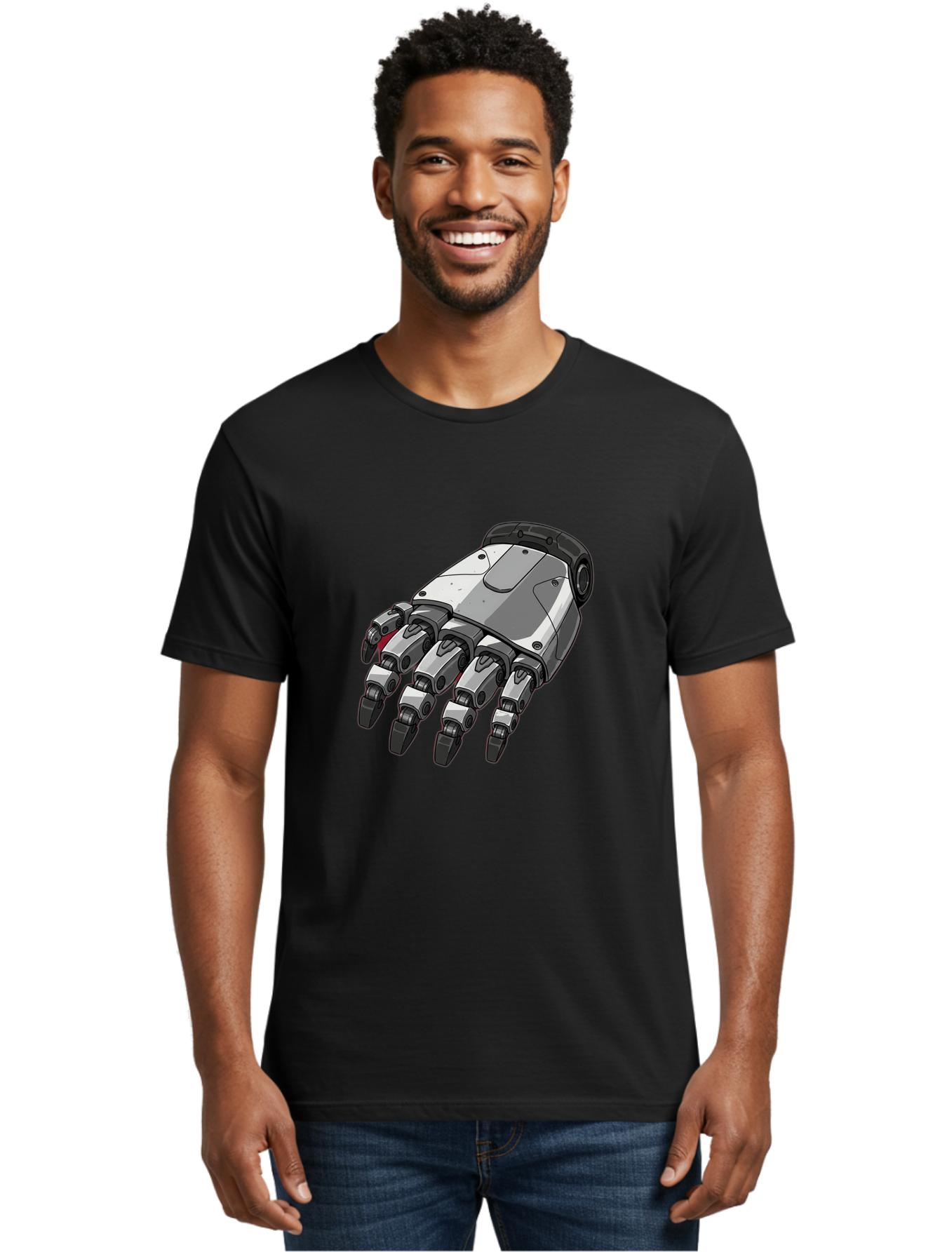 Robot-Hand Men'S Graphic Tee, 100% Cotton, Comfortable Casual Summer Wear, Machine Washable, Vintage Camera, Old Camera, Antique Camera, Black Camera, Classic Photography, Photography Equipment, Nostalgic Device, Film Camera, Camera Art Bal257 16