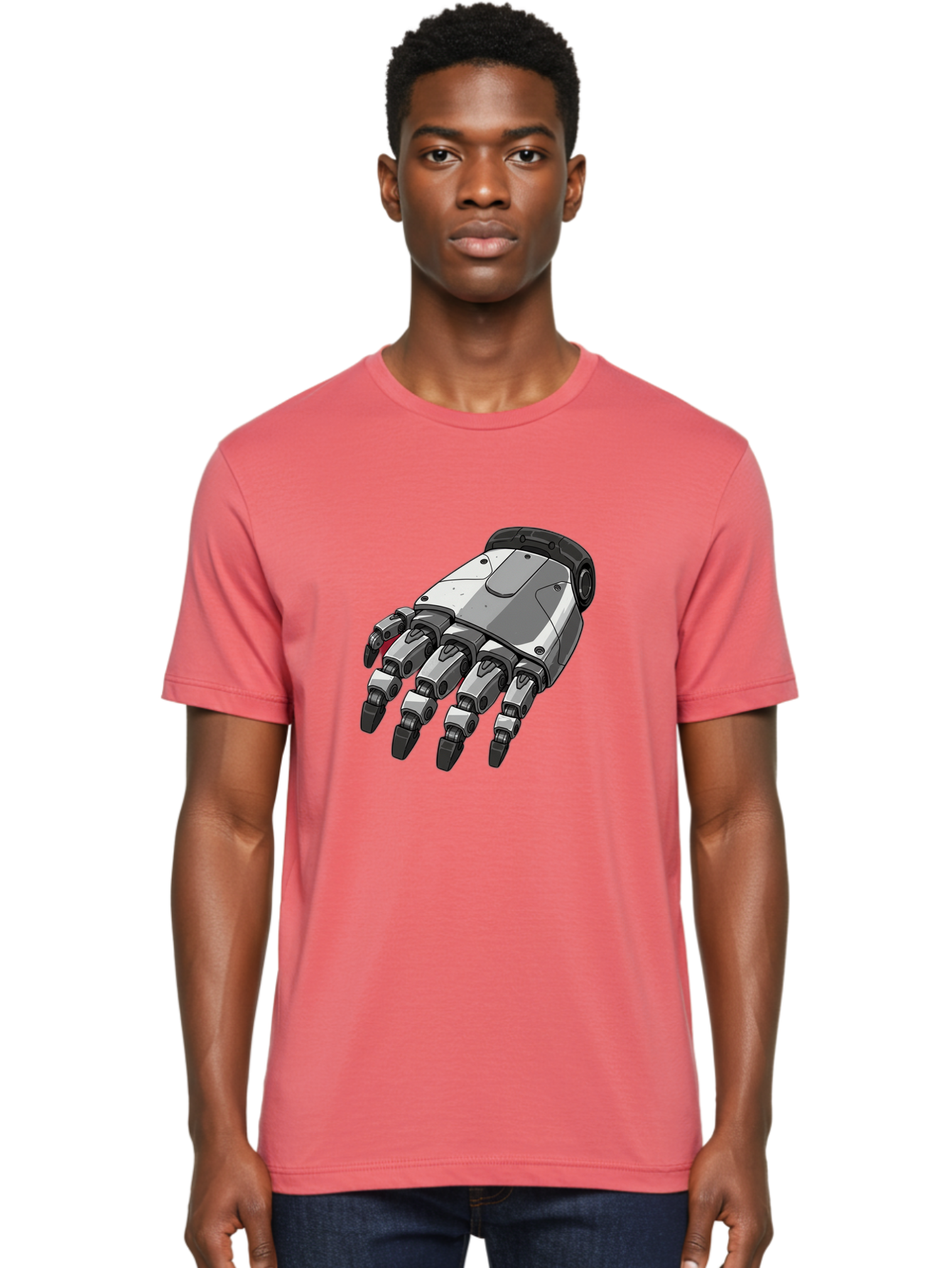 Robot-Hand Men'S Graphic Tee, 100% Cotton, Comfortable Casual Summer Wear, Machine Washable, Vintage Camera, Old Camera, Antique Camera, Black Camera, Classic Photography, Photography Equipment, Nostalgic Device, Film Camera, Camera Art Bal257 30