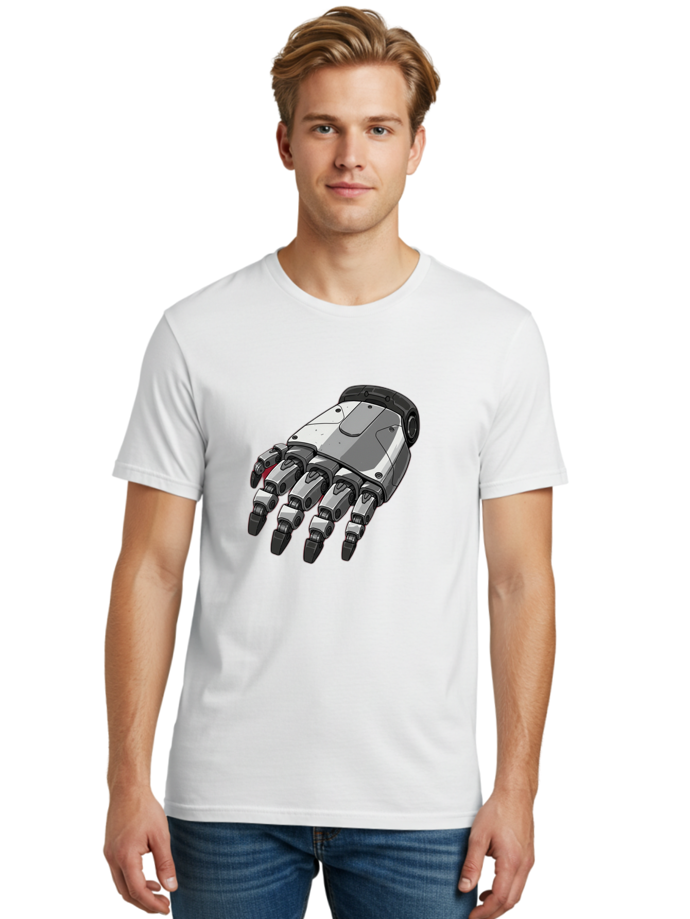 Robot-Hand Men'S Graphic Tee, 100% Cotton, Comfortable Casual Summer Wear, Machine Washable, Vintage Camera, Old Camera, Antique Camera, Black Camera, Classic Photography, Photography Equipment, Nostalgic Device, Film Camera, Camera Art Bal257 23