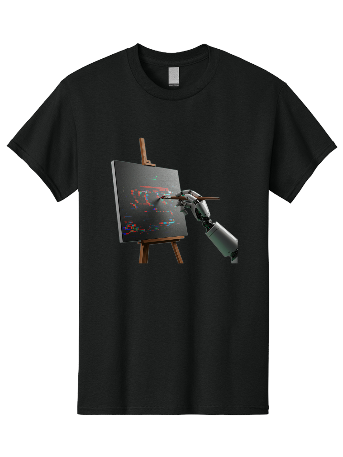 Robot-Painting Men'S Graphic Tee, 100% Cotton, Comfortable Casual Summer Wear, Machine Washable, Vintage Camera, Old Camera, Antique Camera, Black Camera, Classic Photography, Photography Equipment, Nostalgic Device, Film Camera, Camera Art Bal258 4