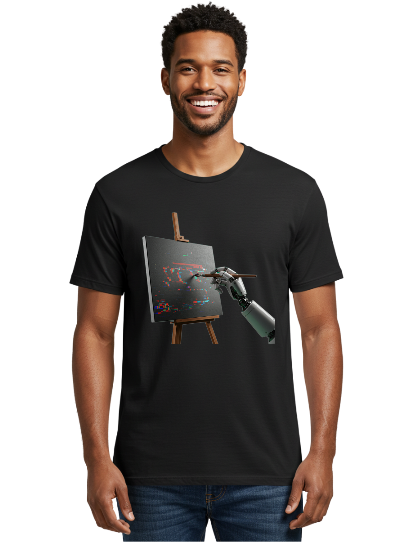 Robot-Painting Men'S Graphic Tee, 100% Cotton, Comfortable Casual Summer Wear, Machine Washable, Vintage Camera, Old Camera, Antique Camera, Black Camera, Classic Photography, Photography Equipment, Nostalgic Device, Film Camera, Camera Art Bal258 19