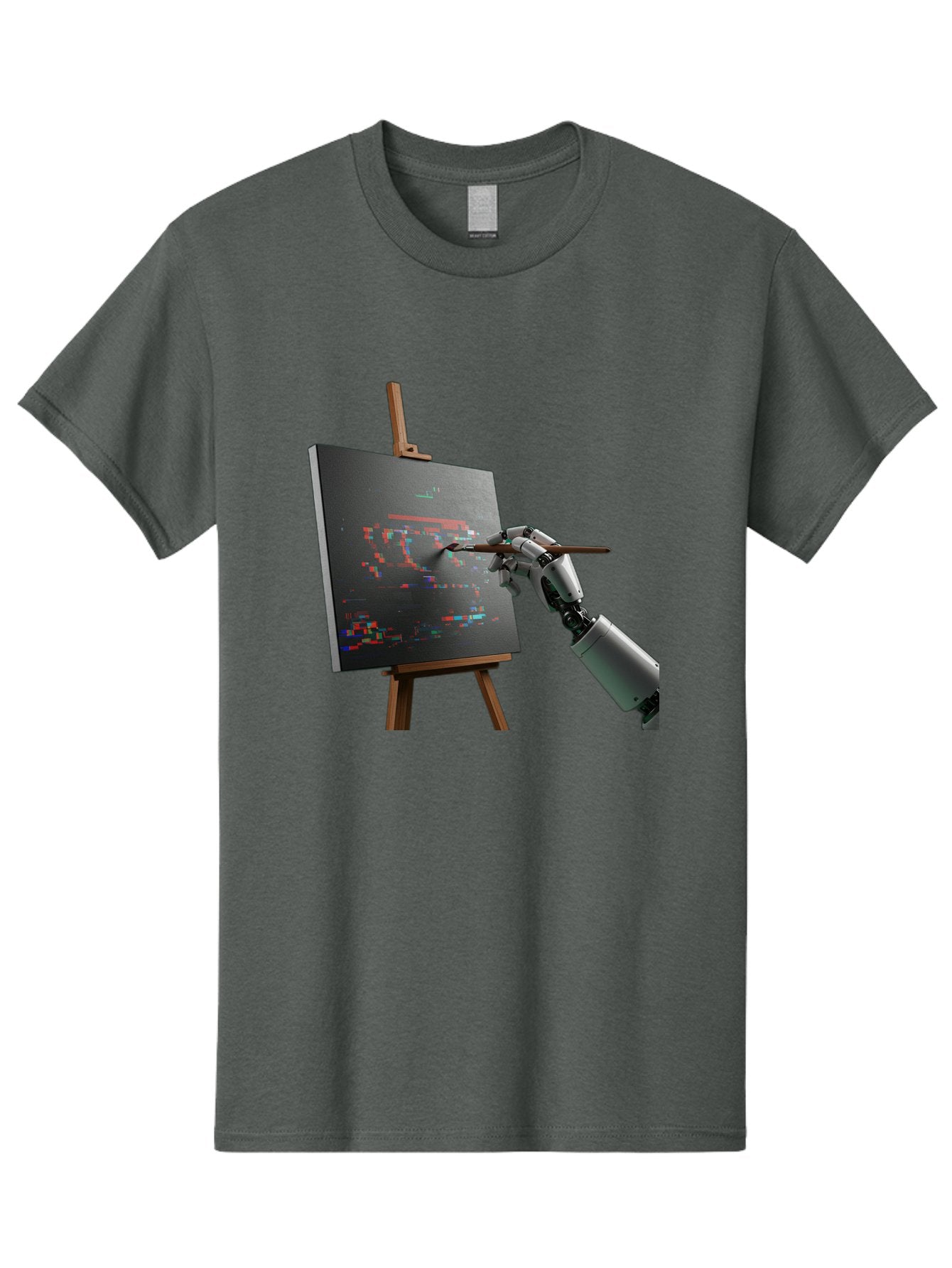 Robot-Painting Men'S Graphic Tee, 100% Cotton, Comfortable Casual Summer Wear, Machine Washable, Vintage Camera, Old Camera, Antique Camera, Black Camera, Classic Photography, Photography Equipment, Nostalgic Device, Film Camera, Camera Art Bal258 5