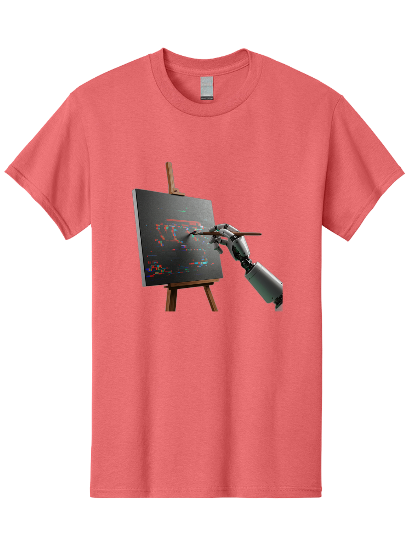 Robot-Painting Men'S Graphic Tee, 100% Cotton, Comfortable Casual Summer Wear, Machine Washable, Vintage Camera, Old Camera, Antique Camera, Black Camera, Classic Photography, Photography Equipment, Nostalgic Device, Film Camera, Camera Art Bal258 3