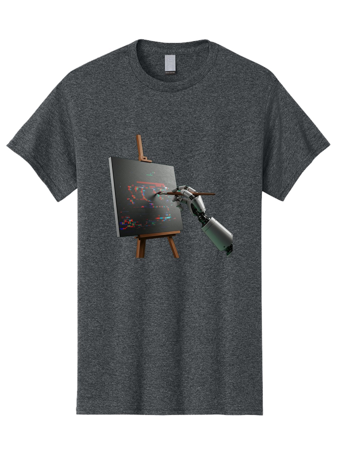 Robot-Painting Men'S Graphic Tee, 100% Cotton, Comfortable Casual Summer Wear, Machine Washable, Vintage Camera, Old Camera, Antique Camera, Black Camera, Classic Photography, Photography Equipment, Nostalgic Device, Film Camera, Camera Art Bal258 6