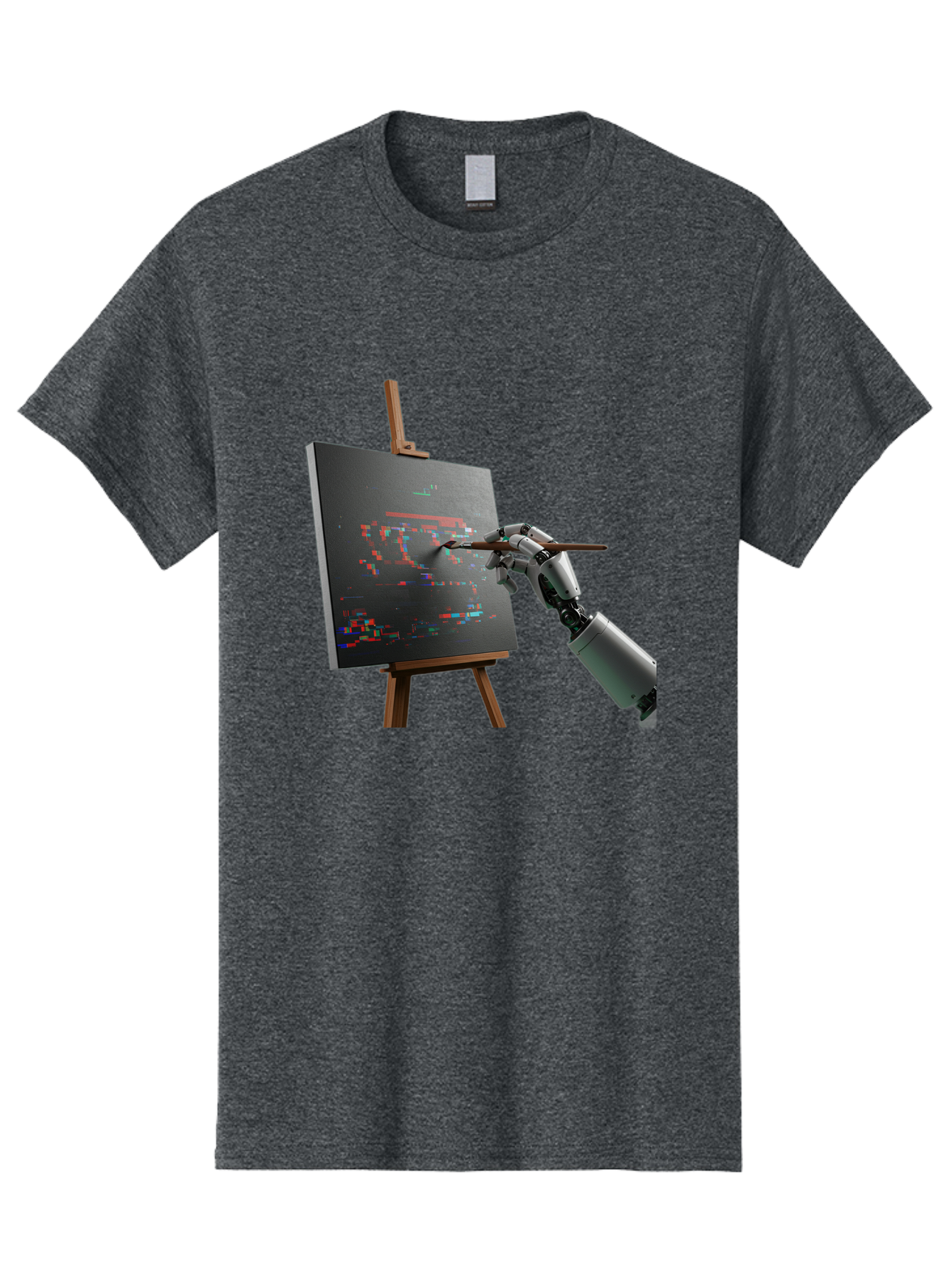 Robot-Painting Men'S Graphic Tee, 100% Cotton, Comfortable Casual Summer Wear, Machine Washable, Vintage Camera, Old Camera, Antique Camera, Black Camera, Classic Photography, Photography Equipment, Nostalgic Device, Film Camera, Camera Art Bal258 7