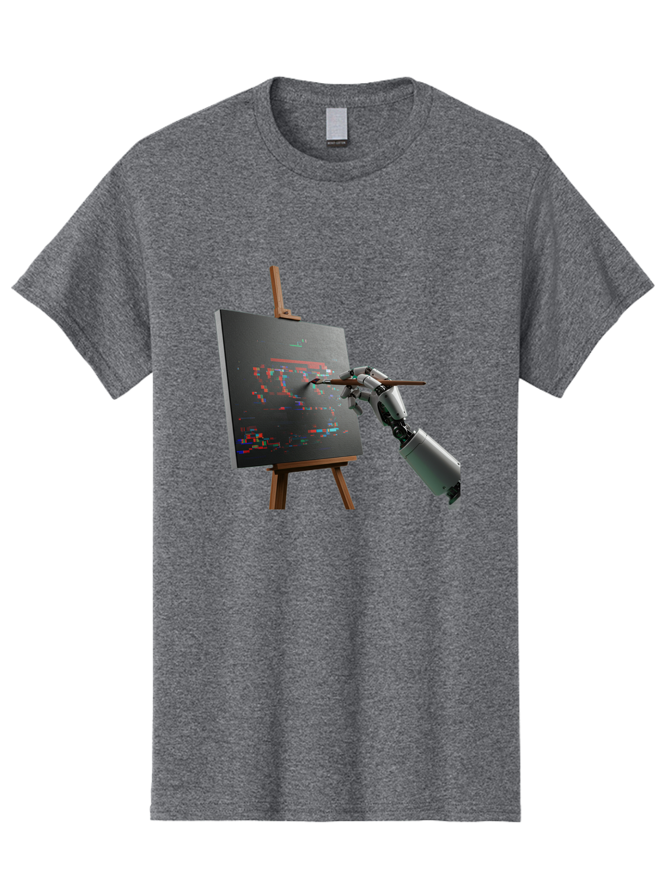 Robot-Painting Men'S Graphic Tee, 100% Cotton, Comfortable Casual Summer Wear, Machine Washable, Vintage Camera, Old Camera, Antique Camera, Black Camera, Classic Photography, Photography Equipment, Nostalgic Device, Film Camera, Camera Art Bal258 6