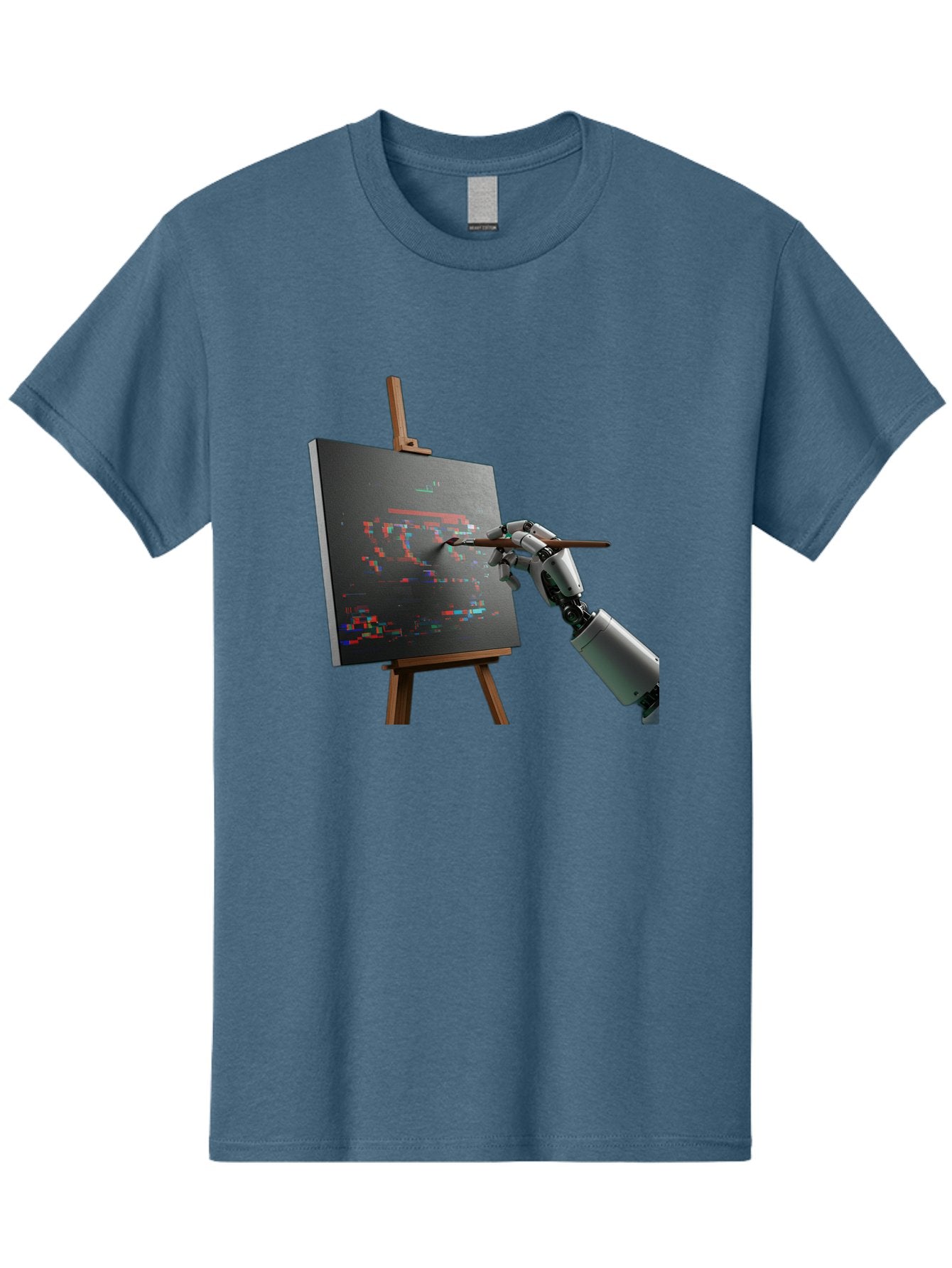 Robot-Painting Men'S Graphic Tee, 100% Cotton, Comfortable Casual Summer Wear, Machine Washable, Vintage Camera, Old Camera, Antique Camera, Black Camera, Classic Photography, Photography Equipment, Nostalgic Device, Film Camera, Camera Art Bal258